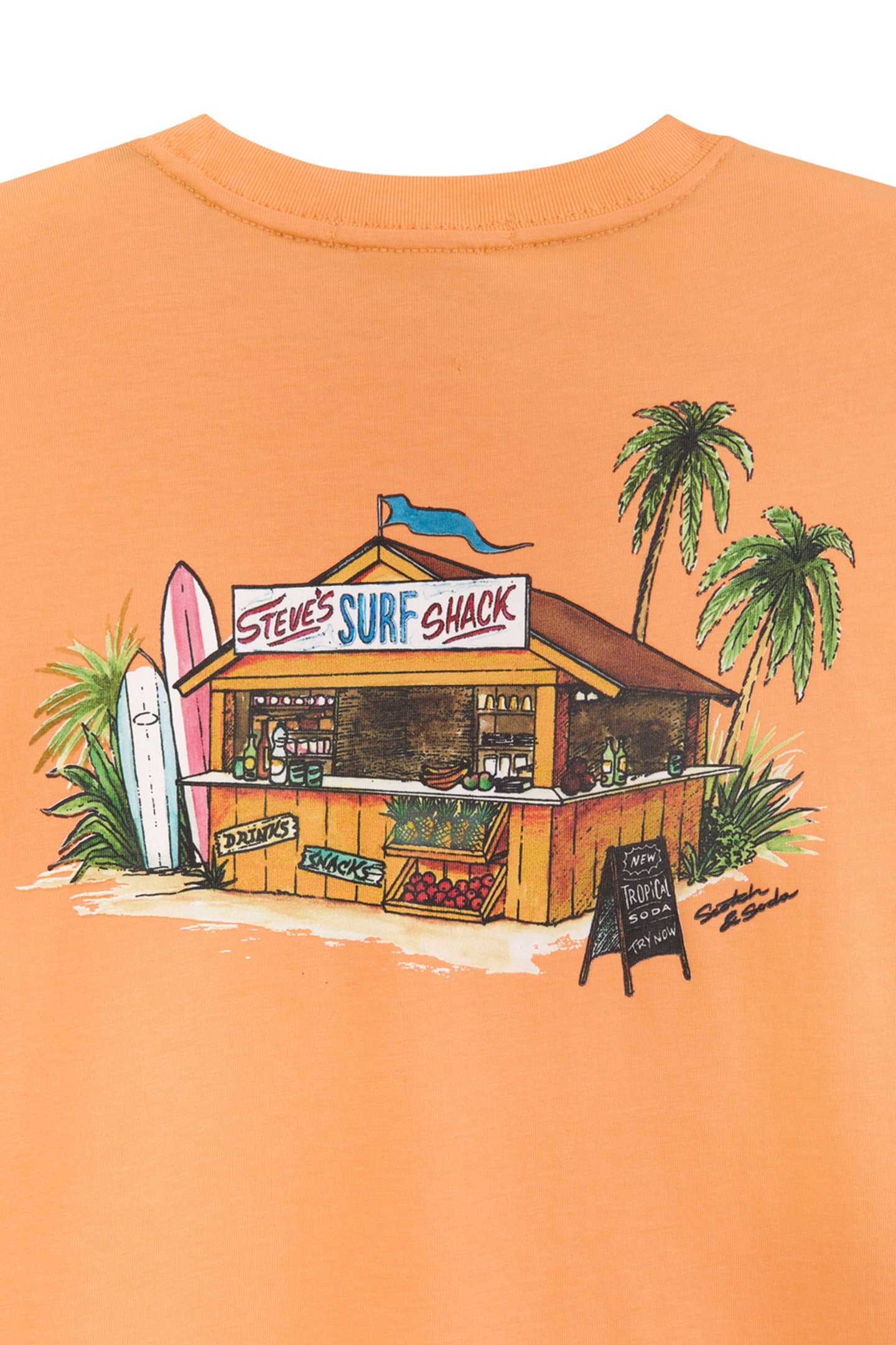 BOYS S&S GRAPHIC TEE NECTARINE 3