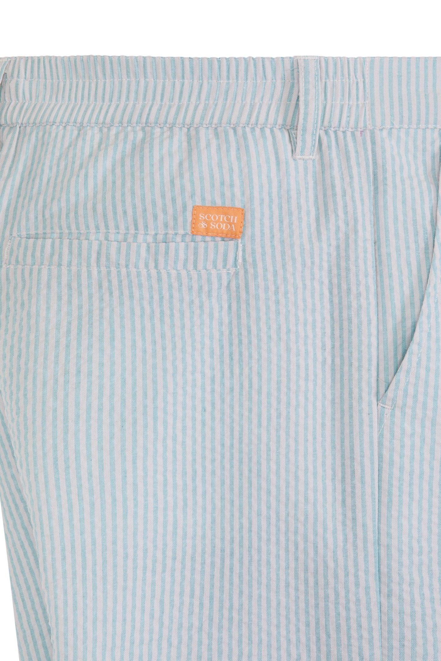 2PC BIG BOYS YD SEERSUCKER JACKET & PANT SUIT SET BLEACHED A 8