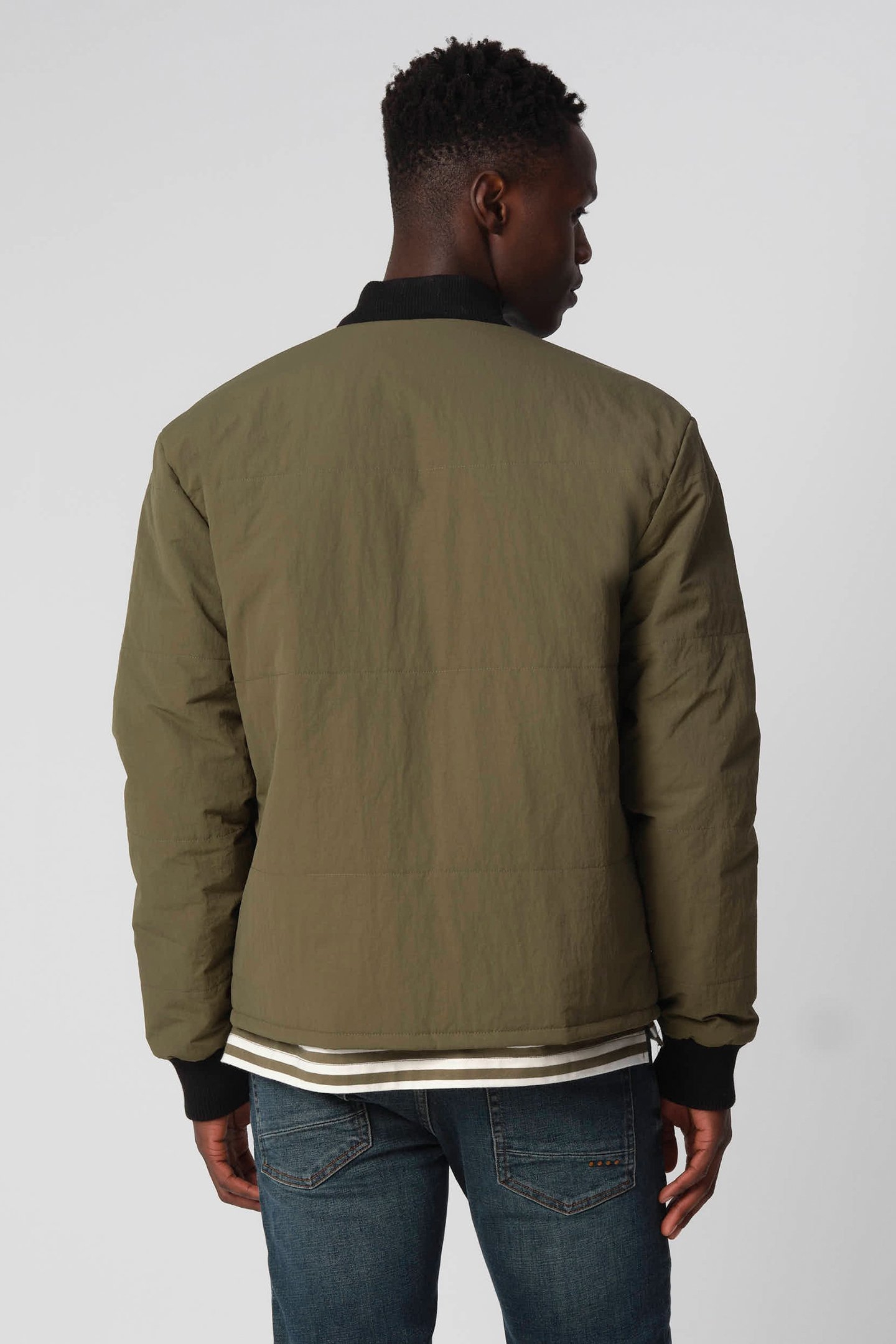 RICKON GEWATTEERDE JAS OLIVE NIGHT 2