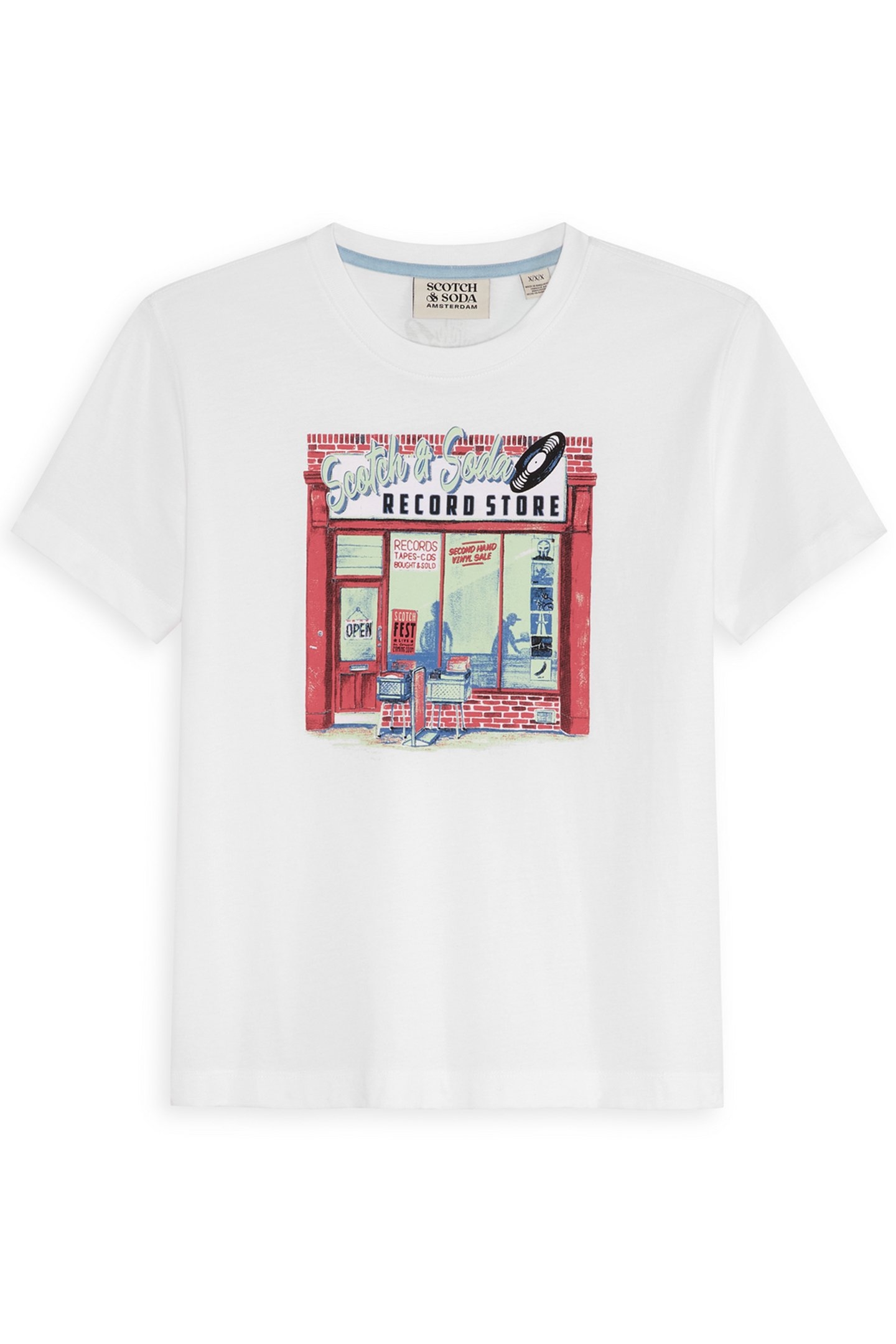 BOYS GRAPHIC TEE WHITE TRADITIONAL 1