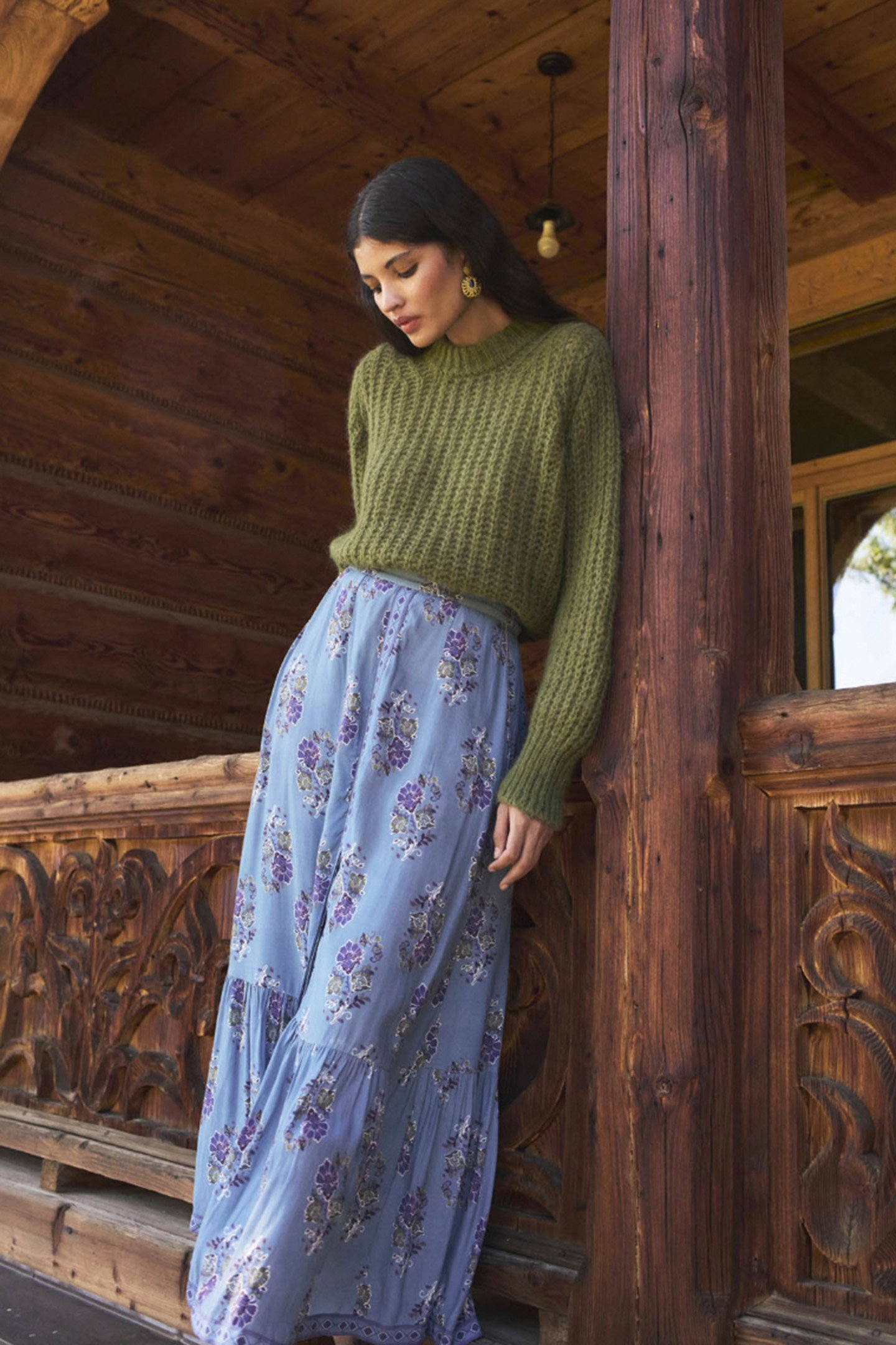 SKIRT AZALEA CLOUDY BLUE BOUQUETS 4