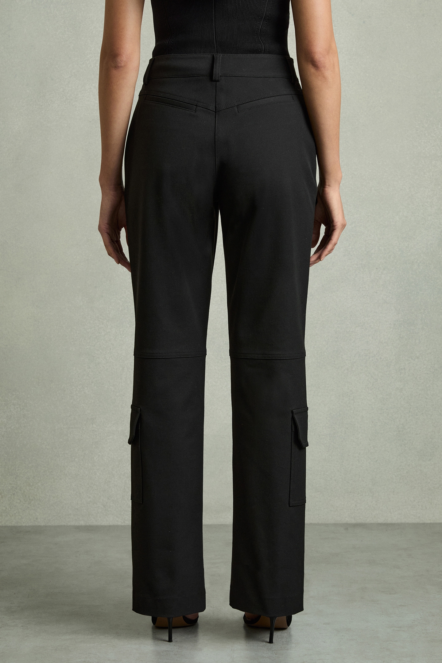 CAMILLA COMBAT WIDE LEG TROUSER BLACK 2