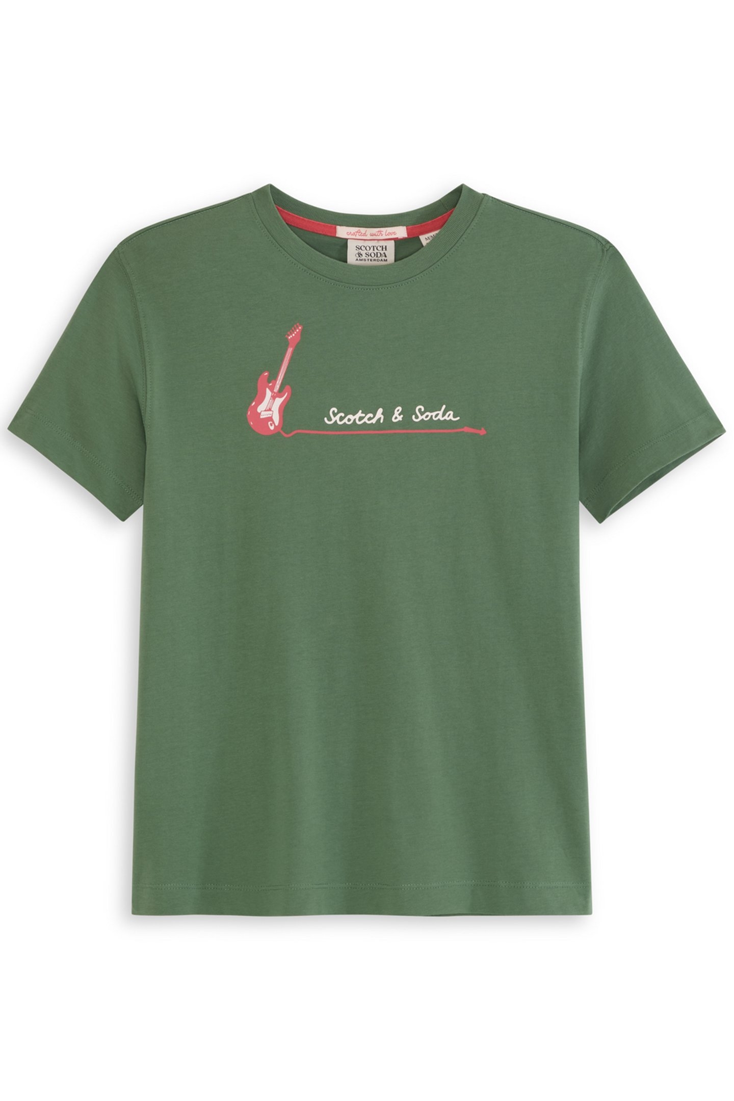 BOYS GRAPHIC TEE MEDIUM GREEN 1