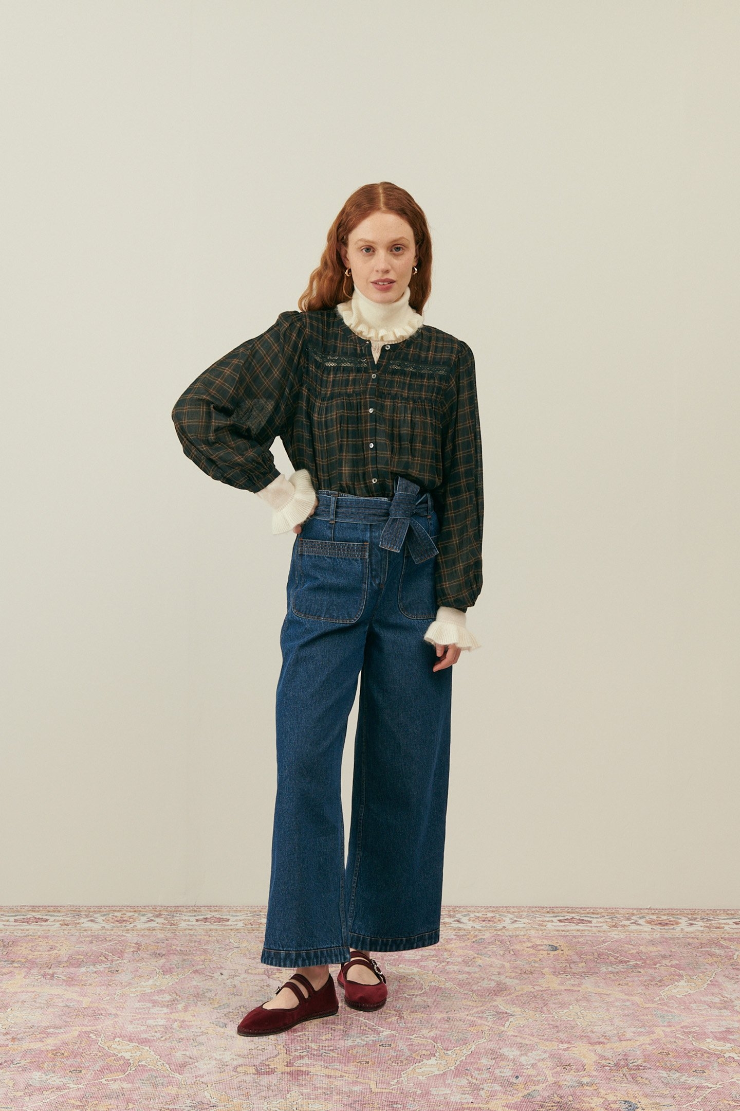 SHIRT JALLY CHARCOAL CHECKS 4