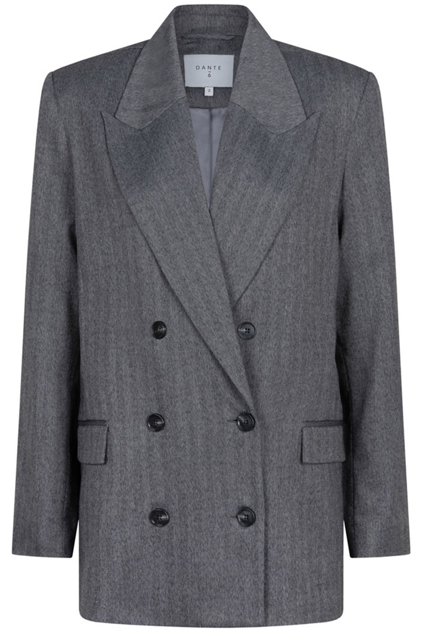 CETO HERRINGBONE BLAZER GRAPHITE 3