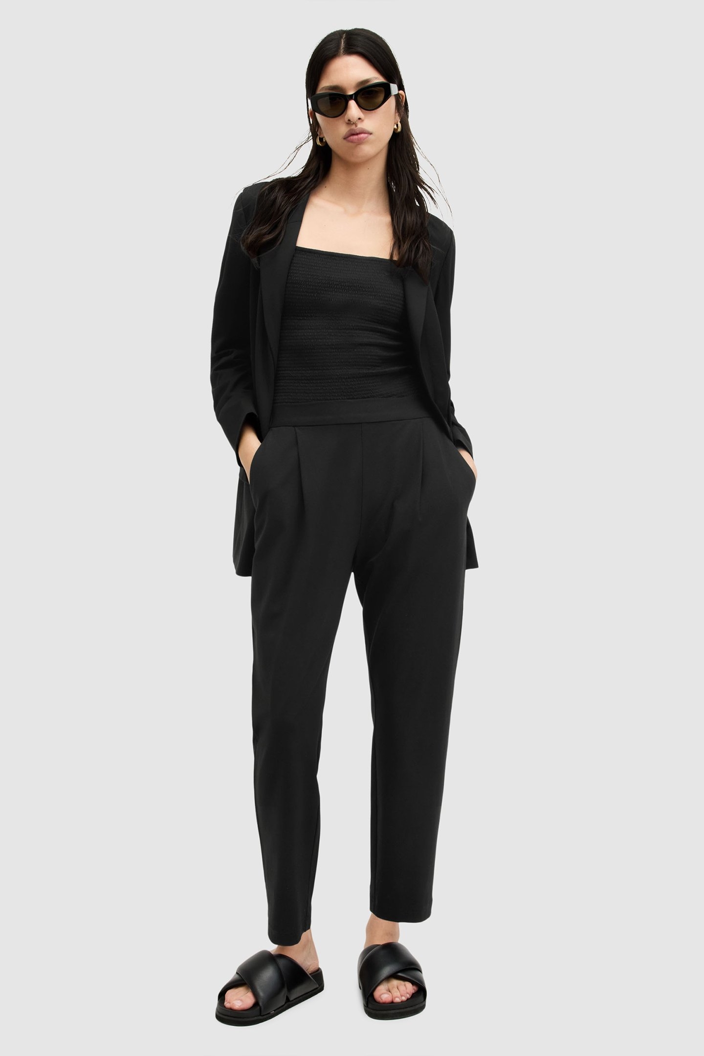 ALEIDA JERSEY TROUSE BLACK 2