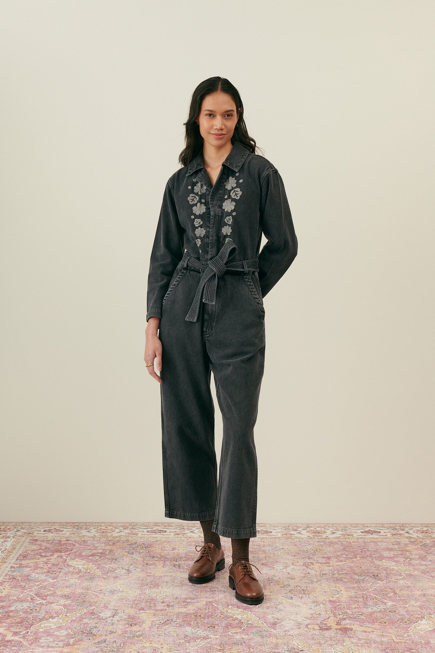 OVERALLS SYLVYNE CHARCOAL 1