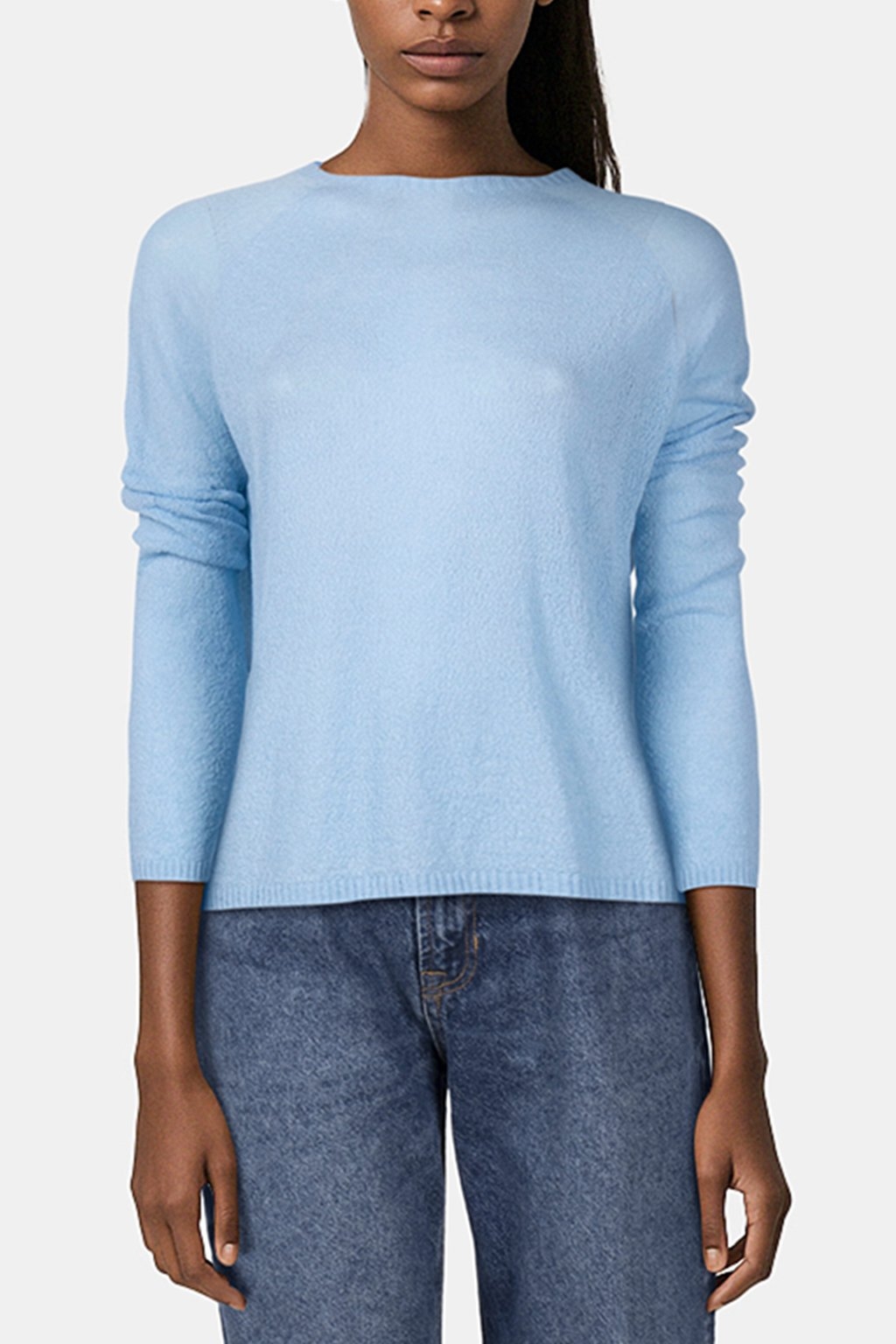 SUPERLIGHT CREW NECK COTTON BLUE 1