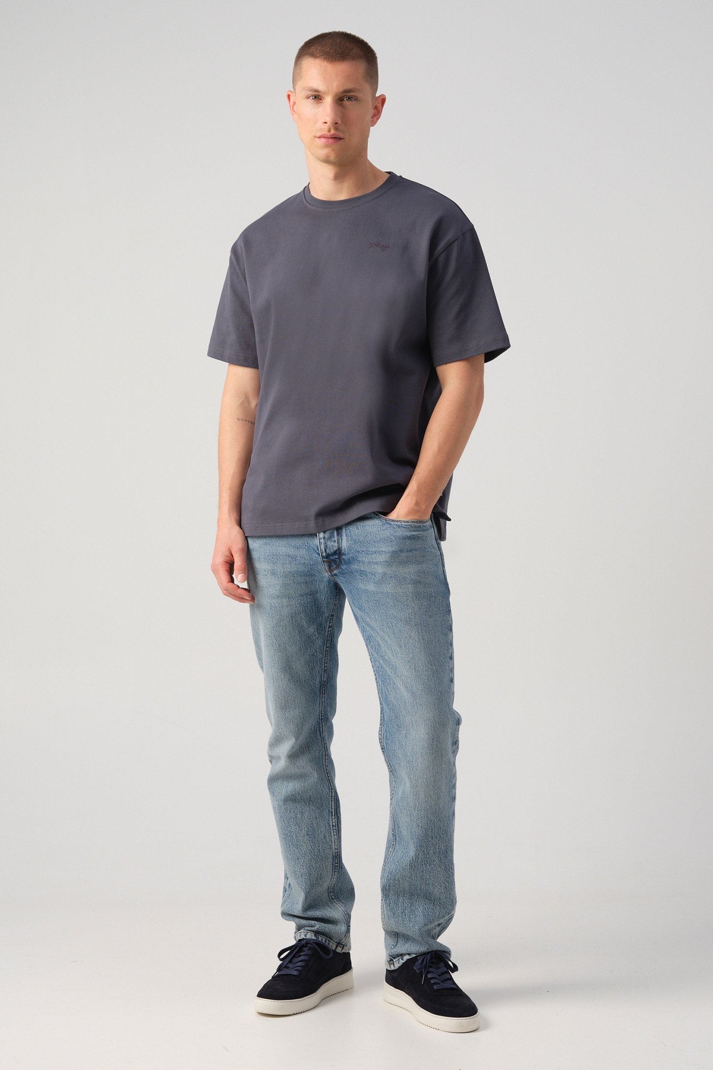 ROOSE T-SHIRT KM OMBRE BLUE 1