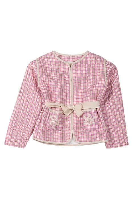 JACKET TELIANI FUCHSIA TARTAN JOY 1