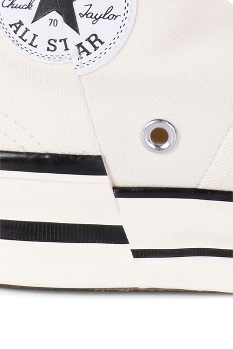 CHUCK 70 PLUS EGRET/BLACK/EGRET 4