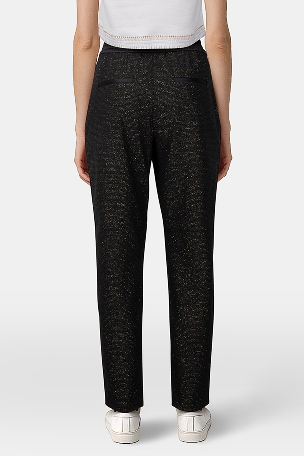 ALEIDA SHIMMER TROUS BLACK 2