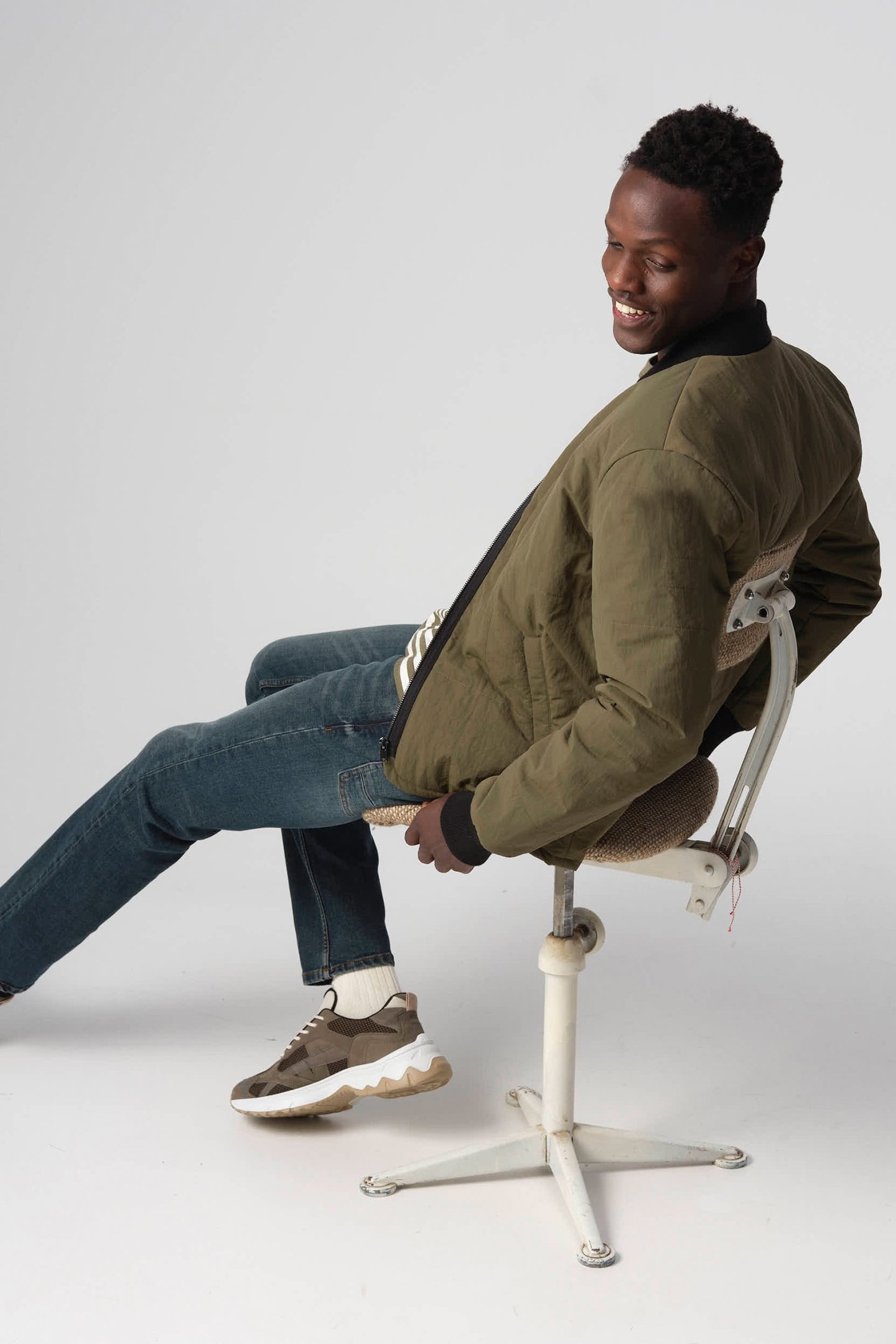 RICKON GEWATTEERDE JAS OLIVE NIGHT 4