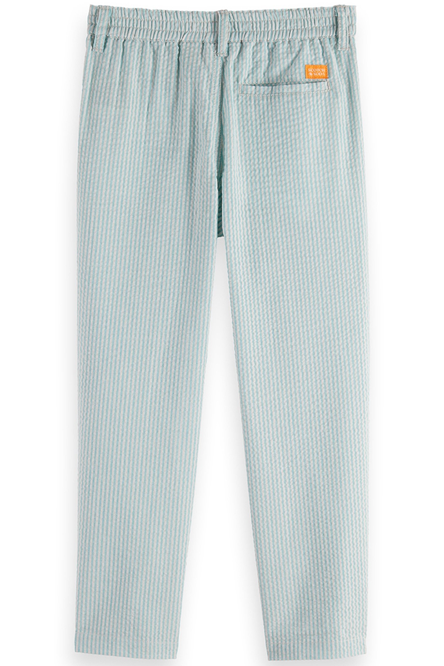 2PC BIG BOYS YD SEERSUCKER JACKET & PANT SUIT SET BLEACHED A 5