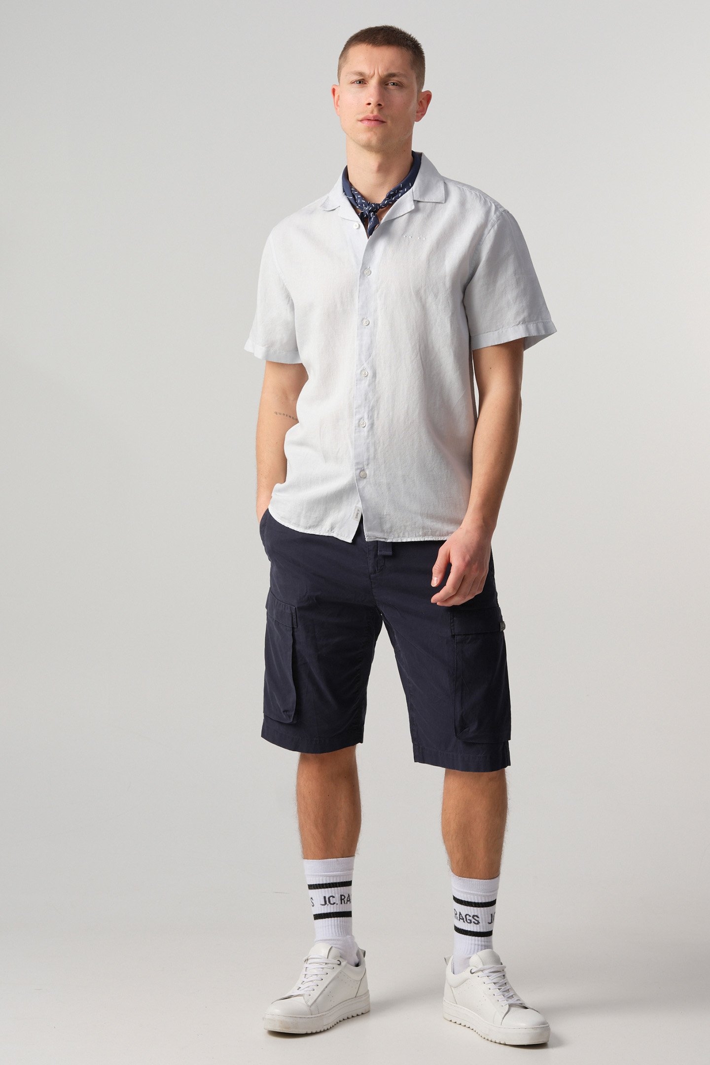 ELVIS CASUAL OVERHEMD KM BABY BLUE 1