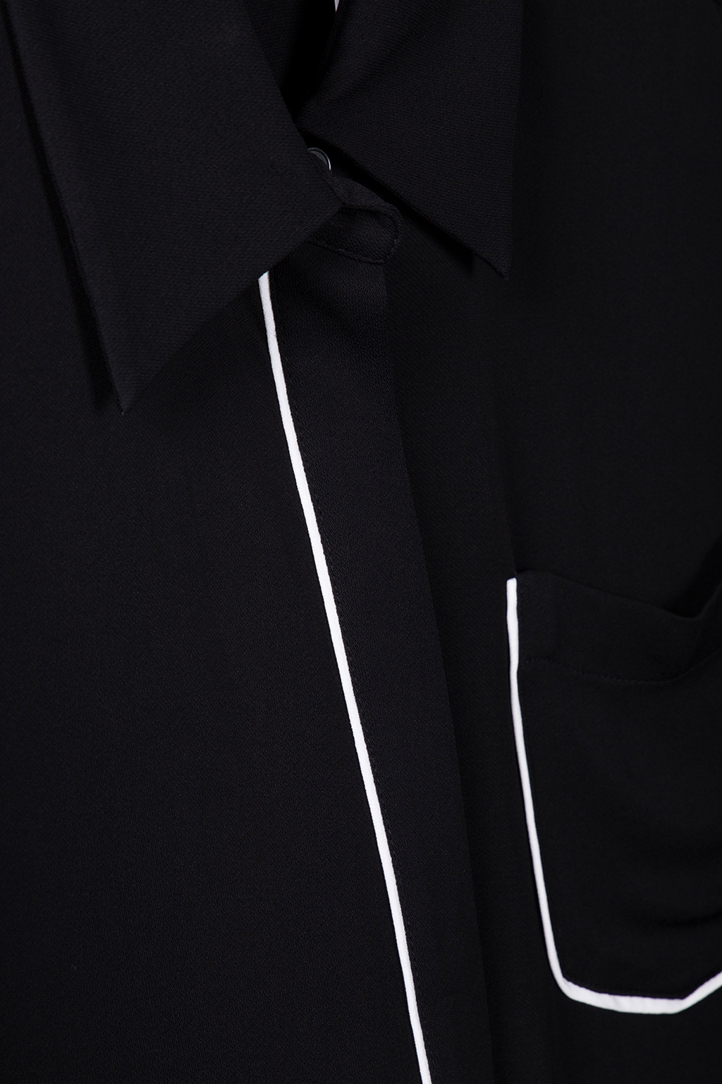 GINA-SIDE STRIPE CO-ORD S BLACK/IVORY 4