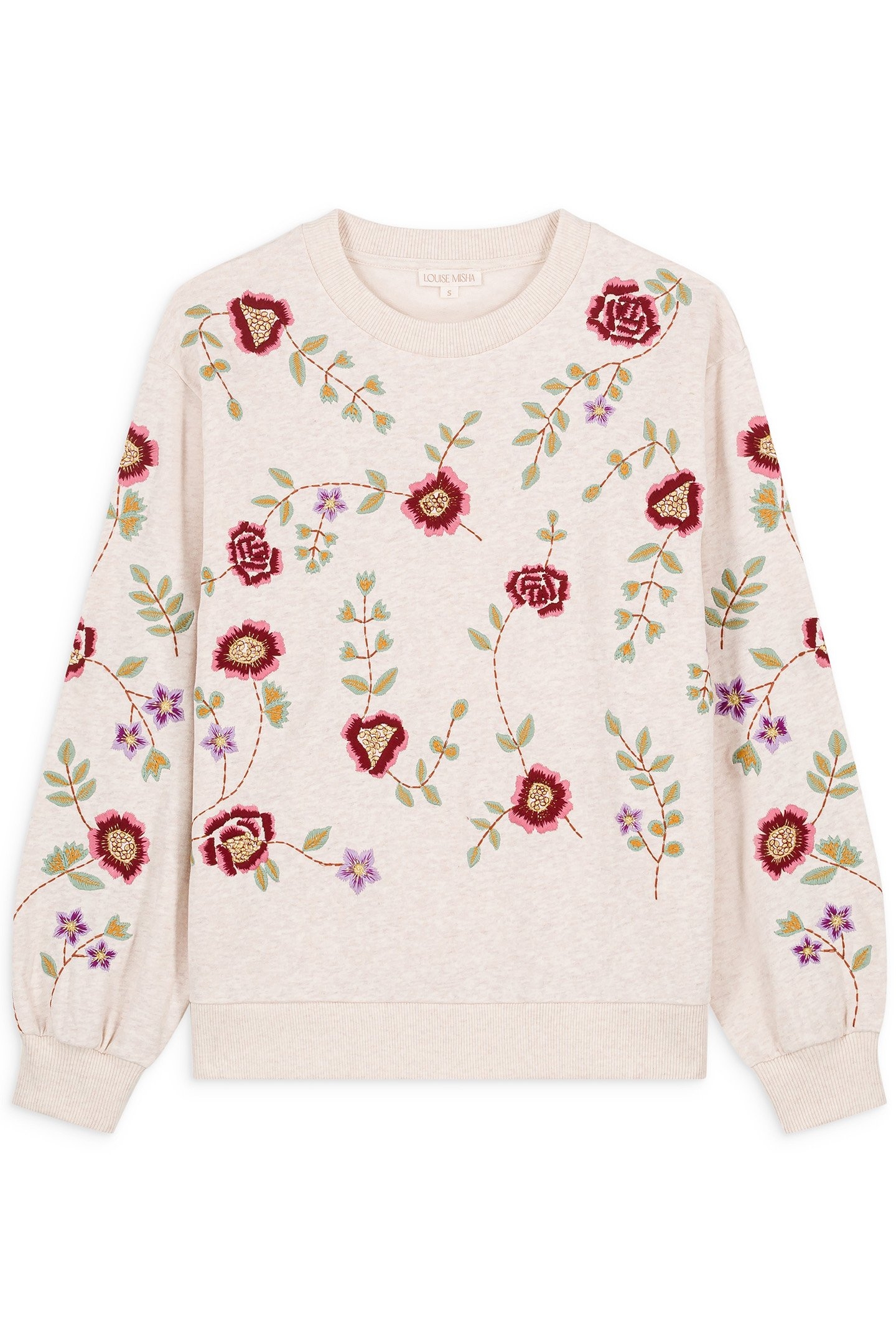 SWEATSHIRT PETRA FLOWER EMBROIDERY 3