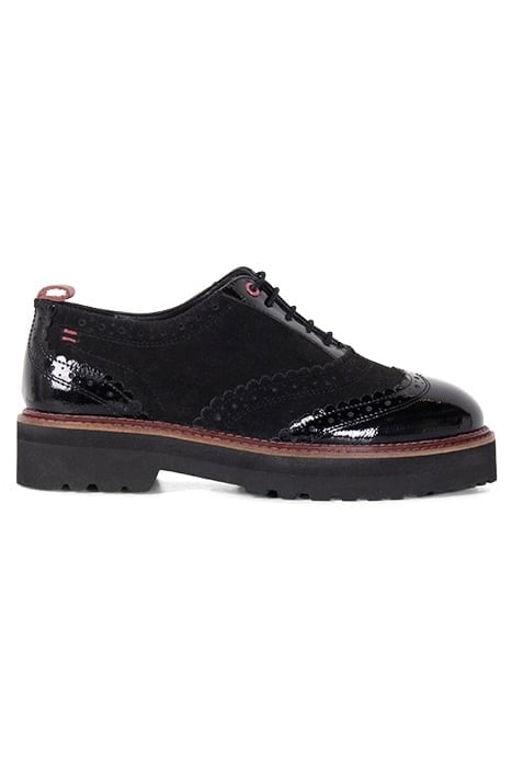 CHUNKY LACE UP BROGUE DISP PURE BLACK 1