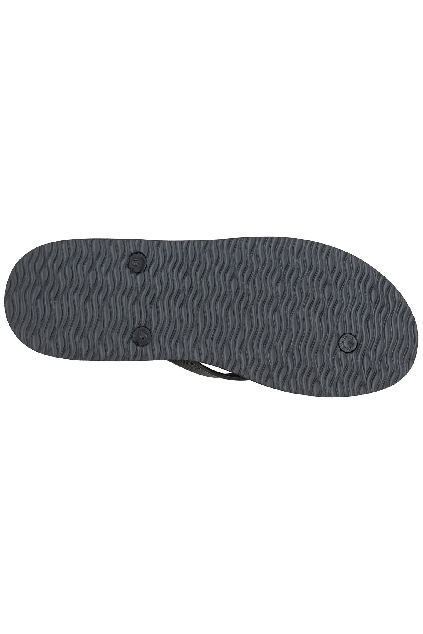 1PK MENS PRINTED FLIP FLOP BLACK / WHITE 4