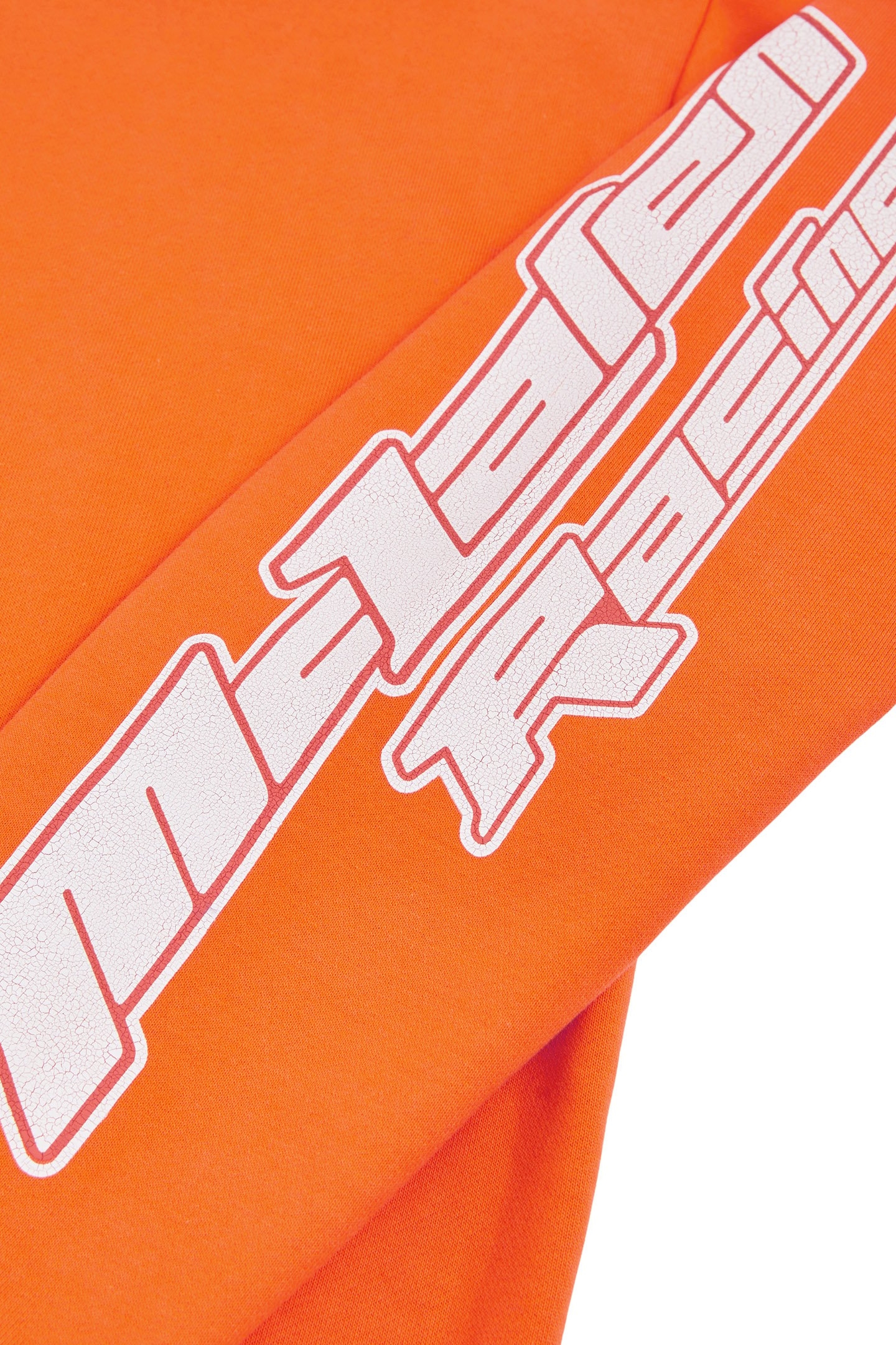 ZAK LS OVERSIZED MCLAREN RACING PRINTED HOODY PAPAYA ORANGE 6