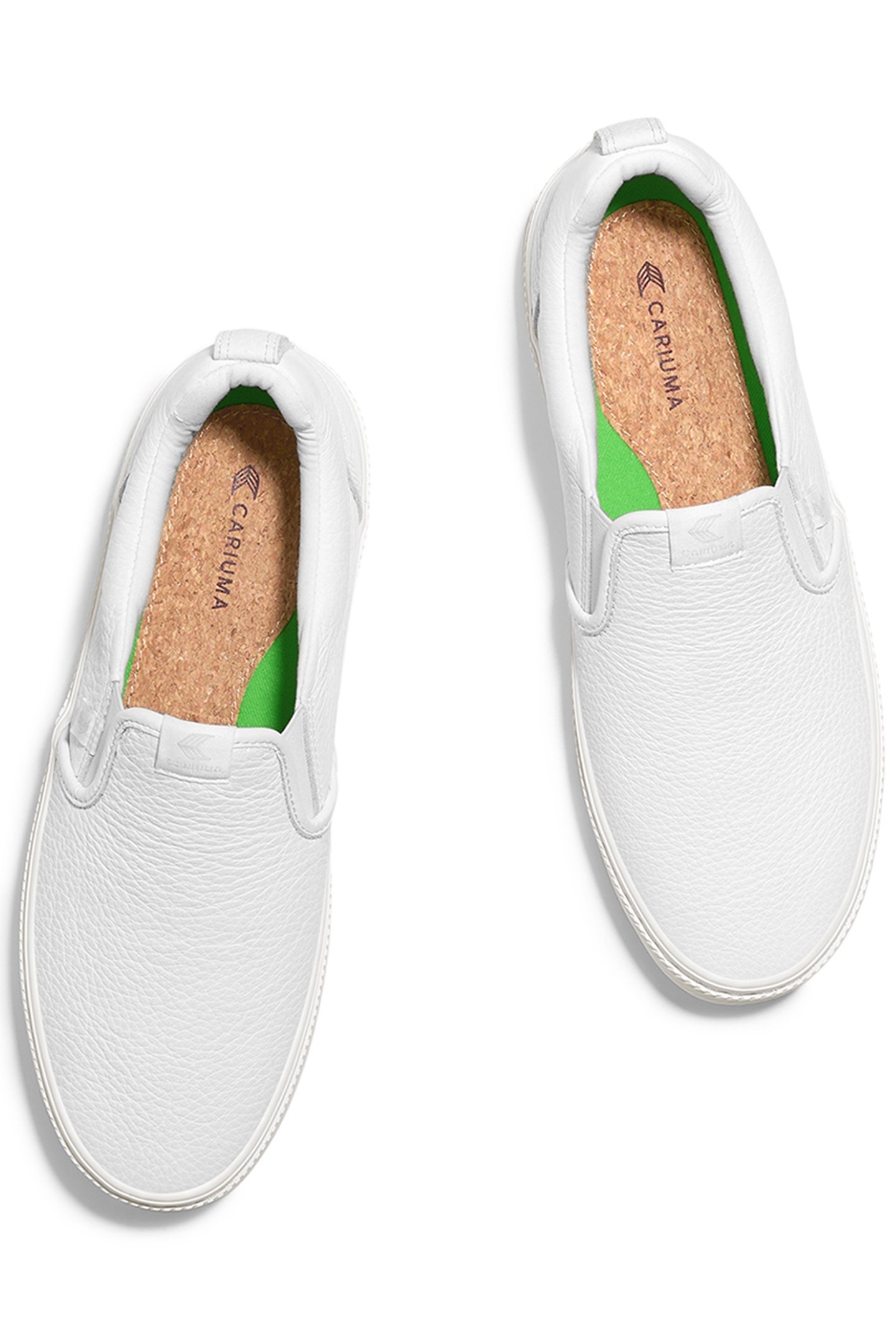 SLIP-ON WHITE PREMIUM LEATHER SNEAKER 3