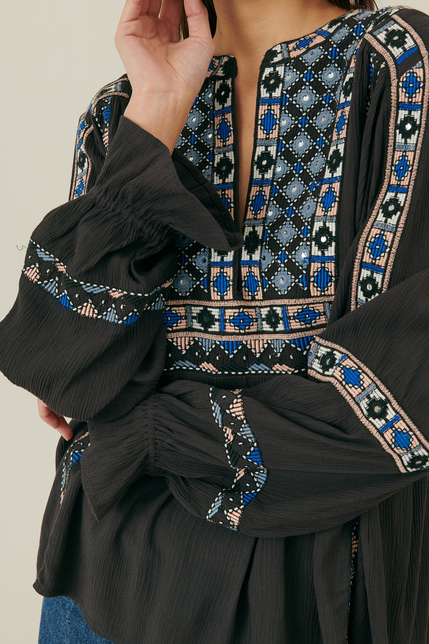 BLOUSE MARIELLA CHARCOAL 6