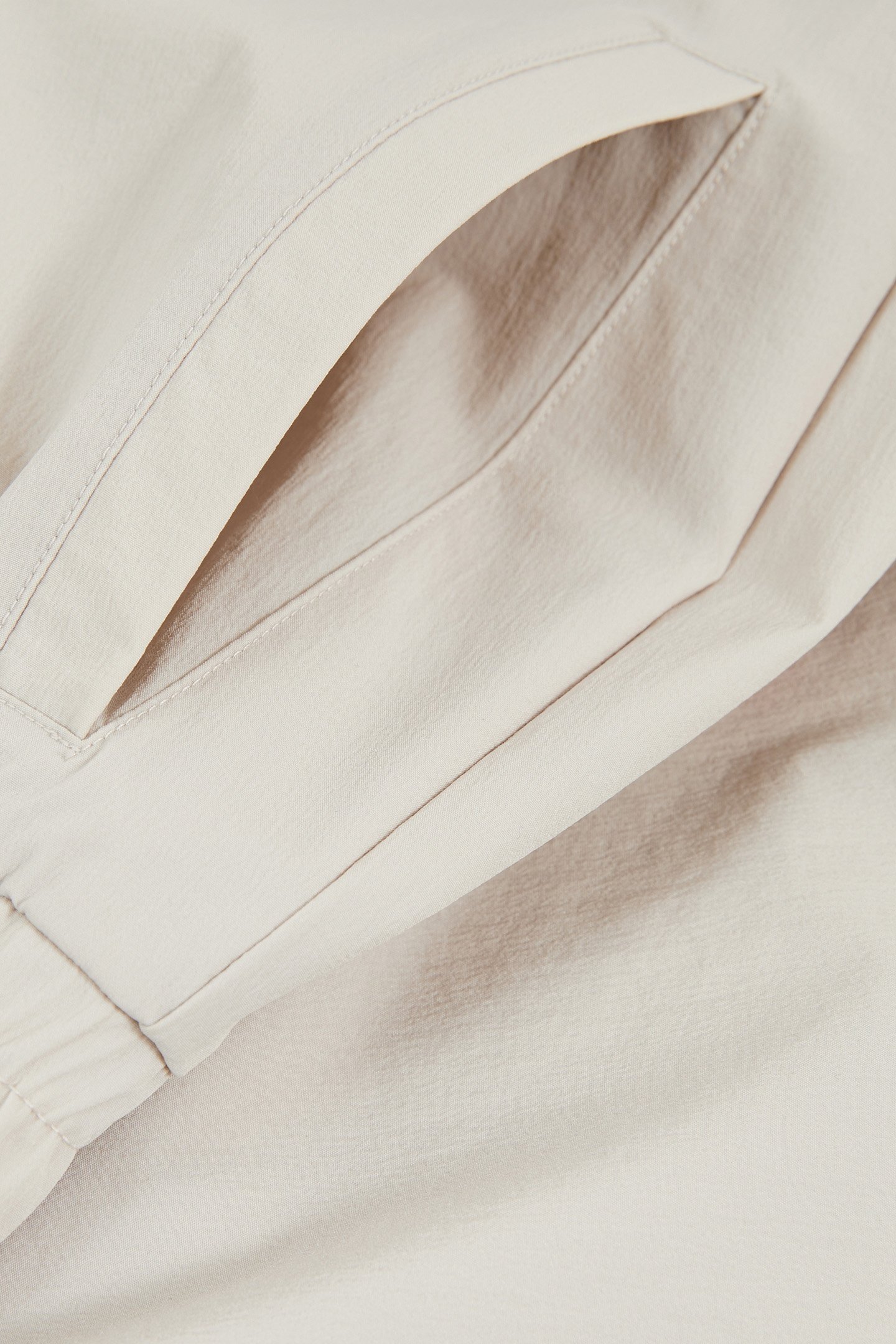 COLETTE TECHNICAL BOXER SHORT WAISTBAND TROUSER STONE 7