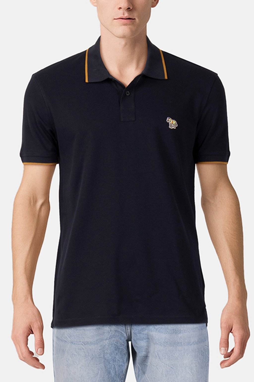 REG POLO SS ZEB BADGE VERY DARK NAVY 1