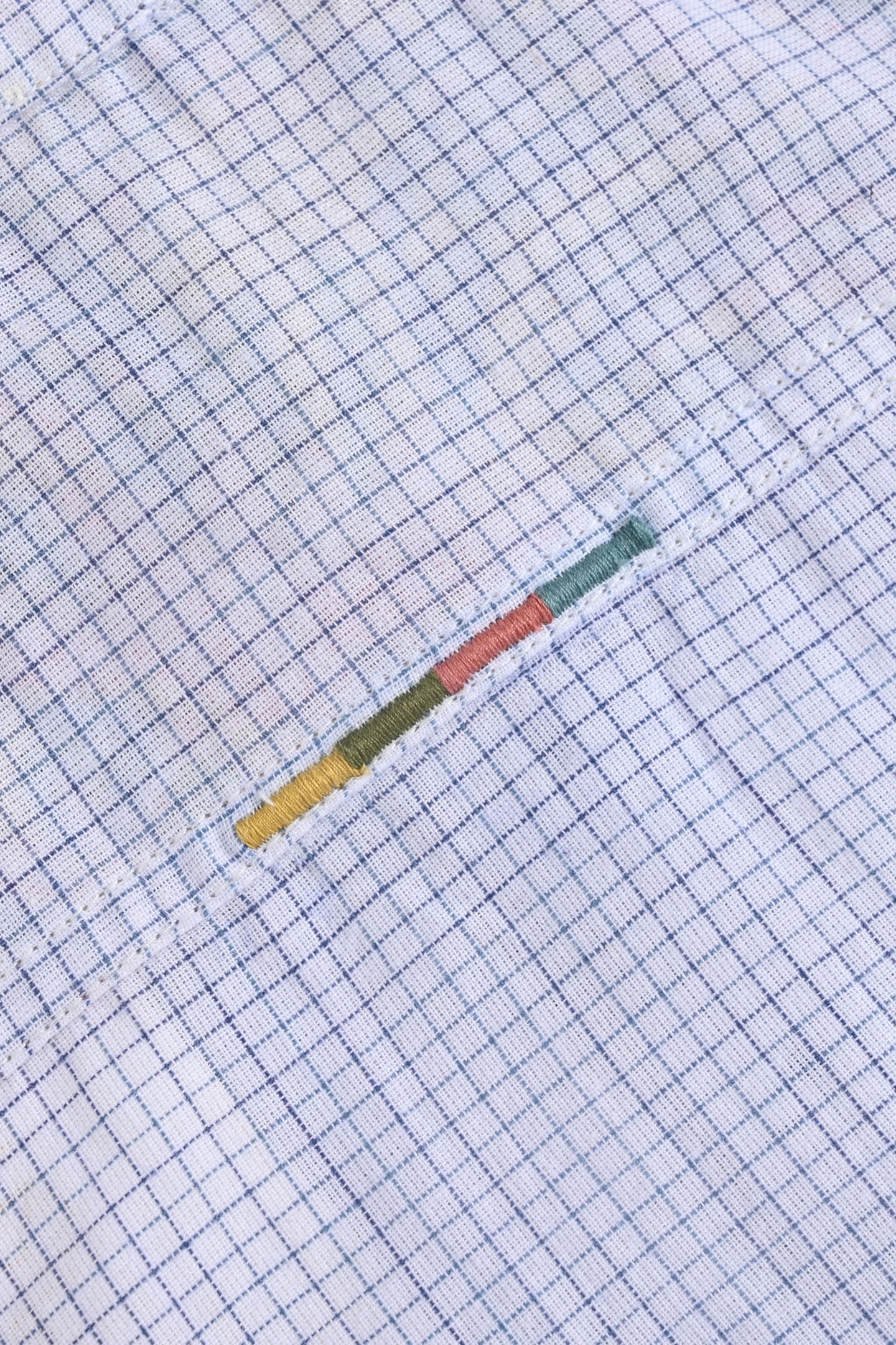 SHIRT AMANO BLUE CHECK 4