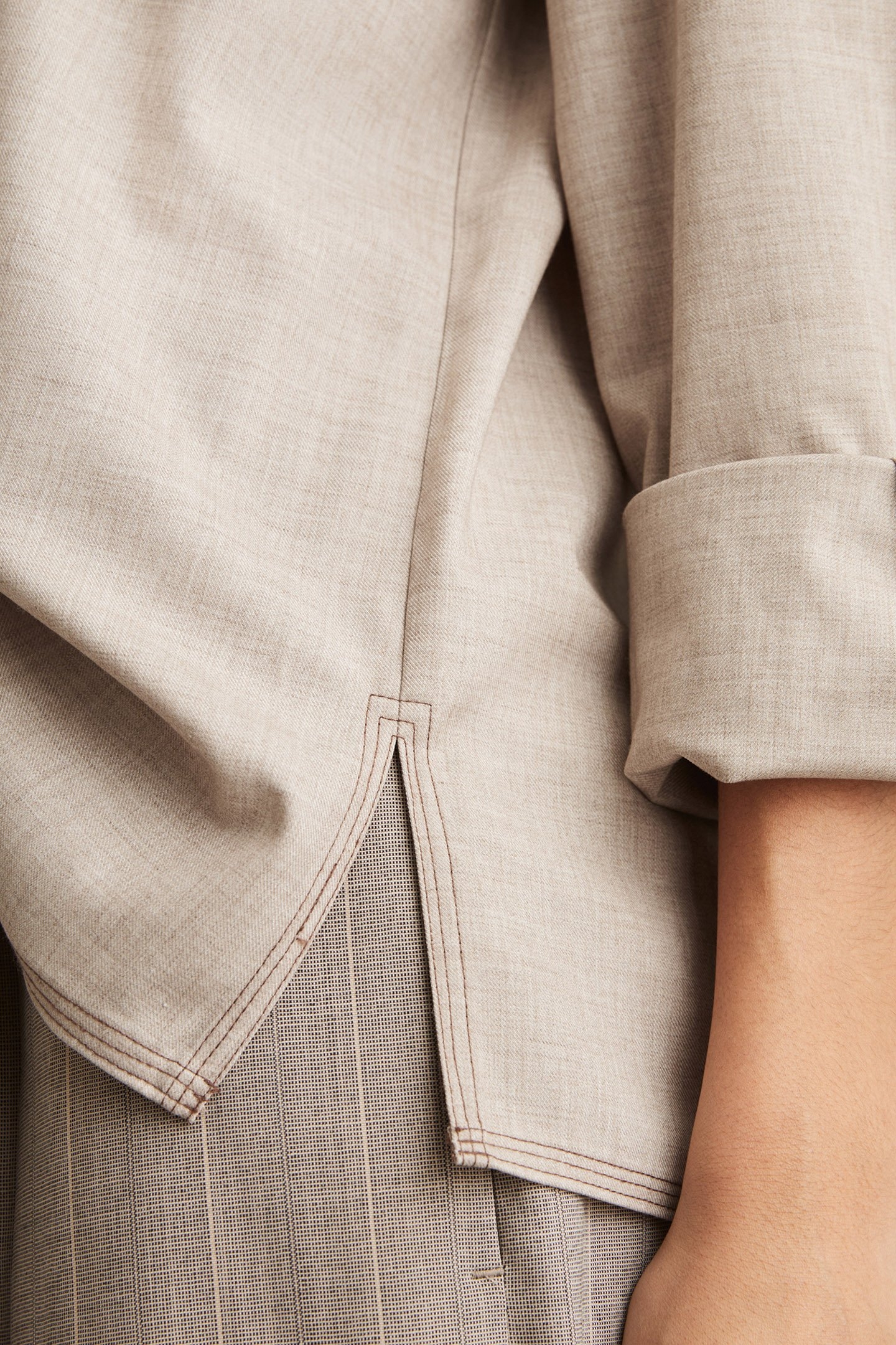 NOVA WOOL SHIRT NEUTRAL 5