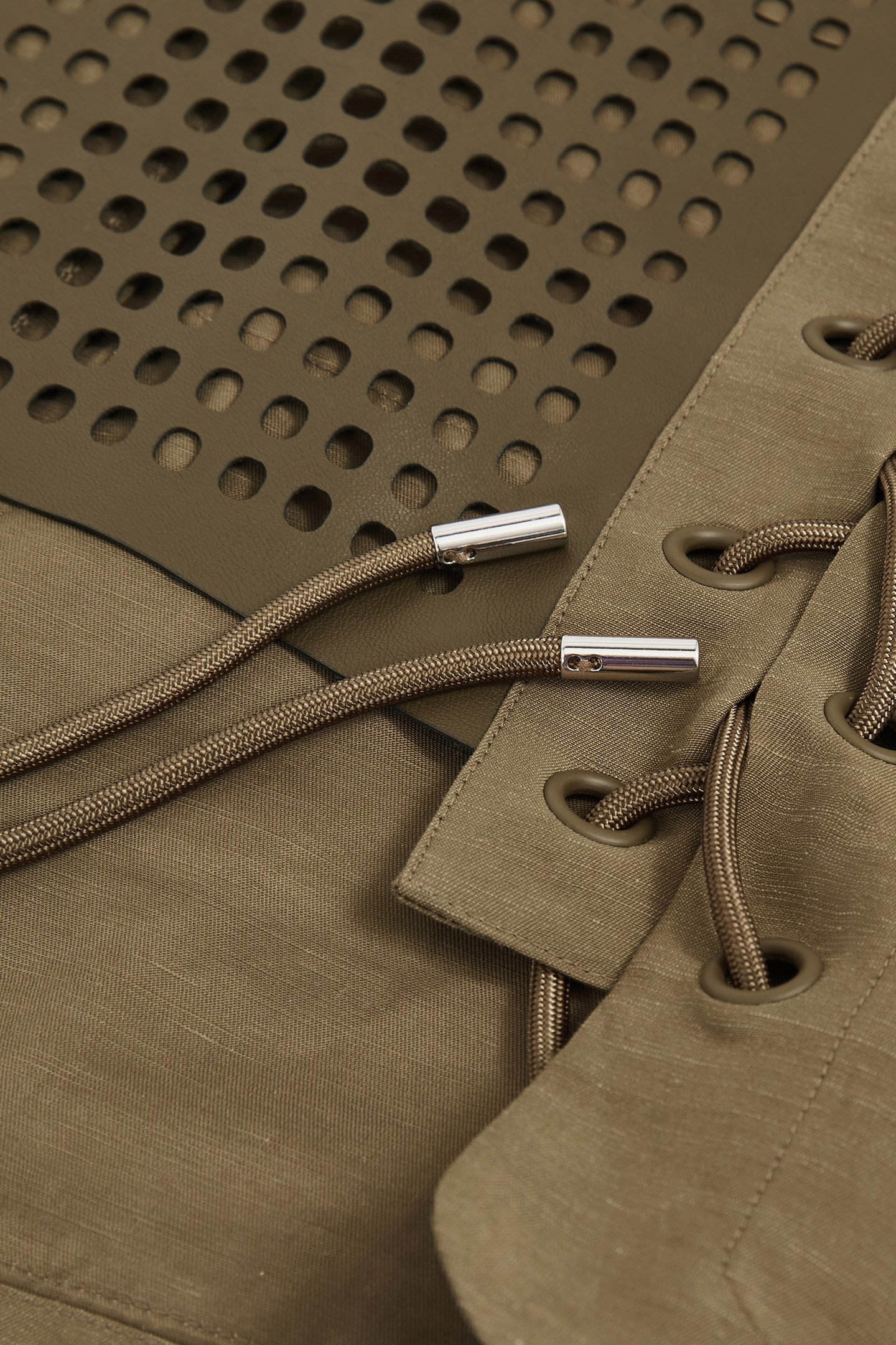 GRACE POCKET STITCH GILLET KHAKI 6