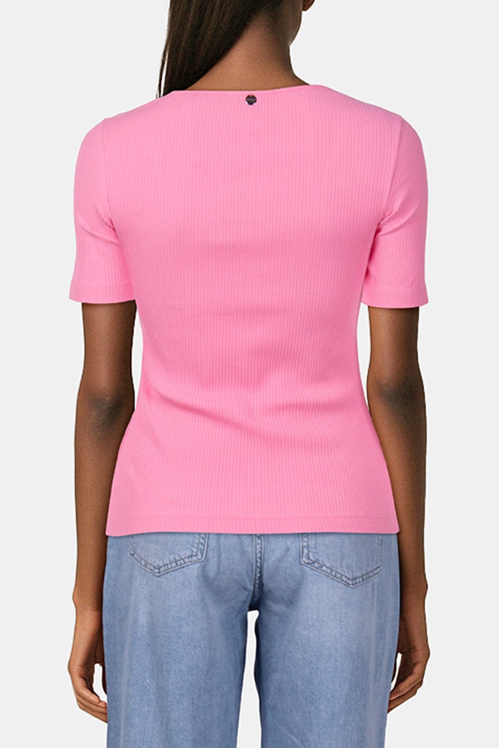 ORGANIC RIB SHIRT SORBET PINK 2