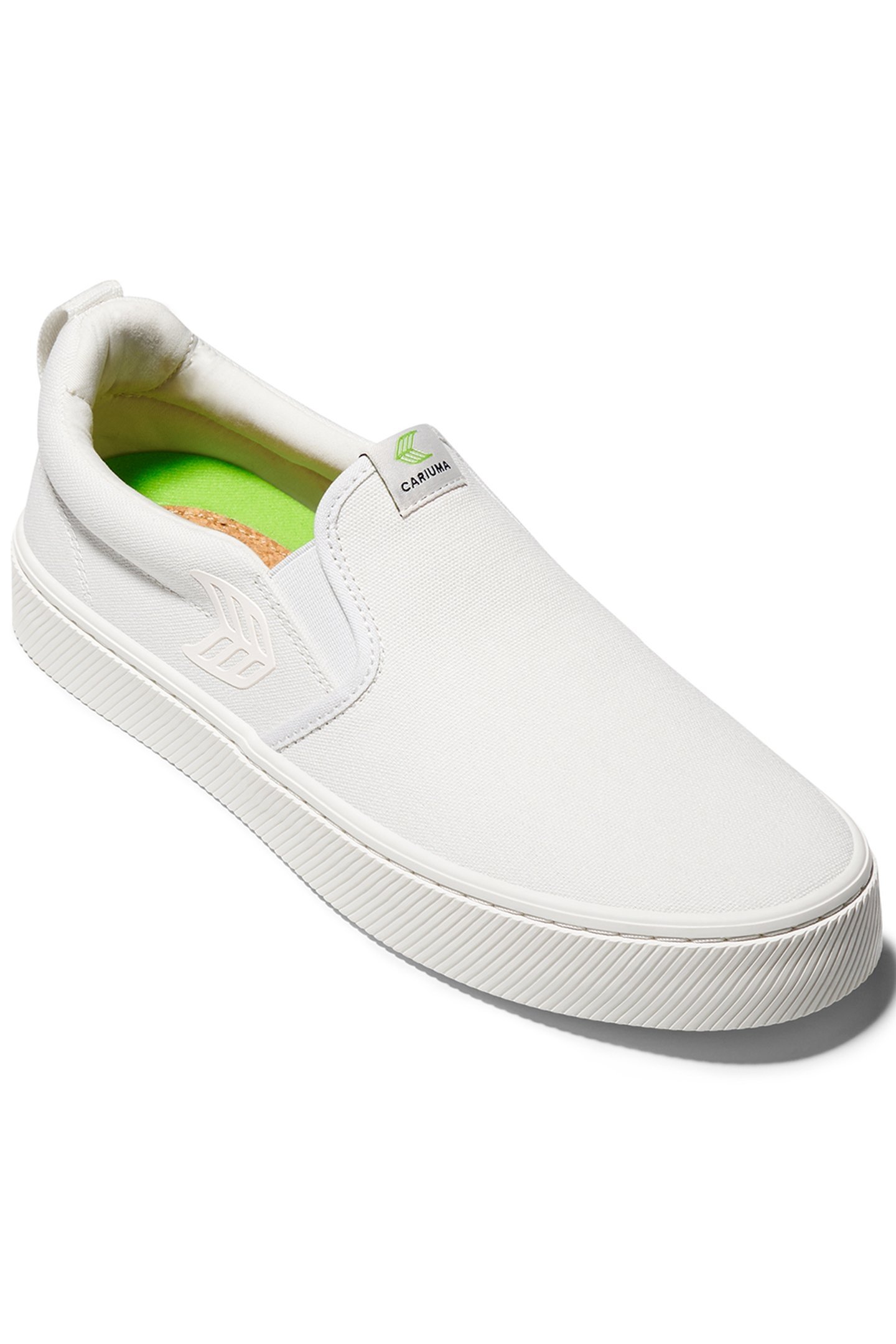 SLIP-ON OFF-WHITE CANVAS SNEAKER 2