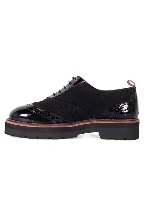 CHUNKY LACE UP BROGUE DISP PURE BLACK 3