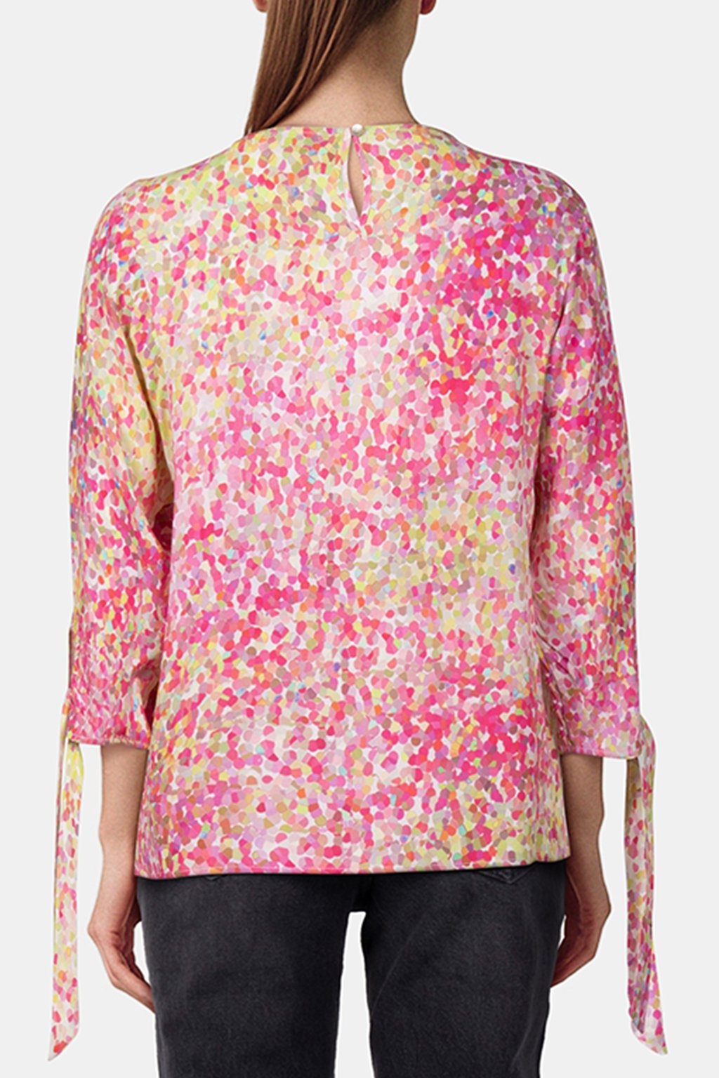 PRINTED BLOUSE PINK COSMOS 2