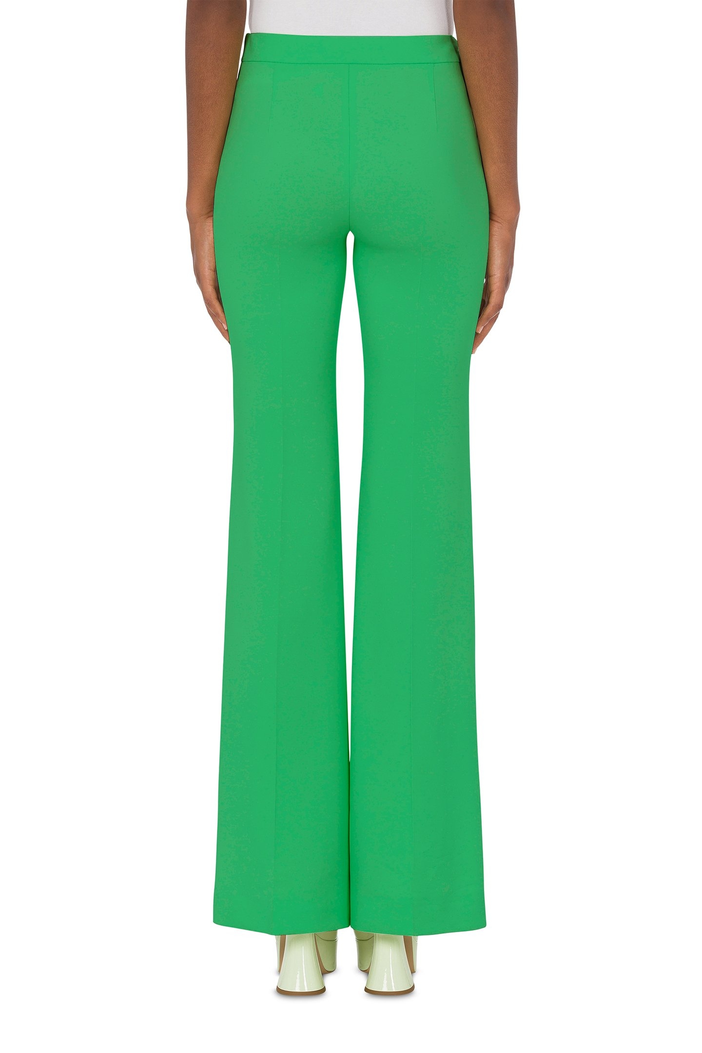60'S CADY FLARED TROUSERS GREEN 2