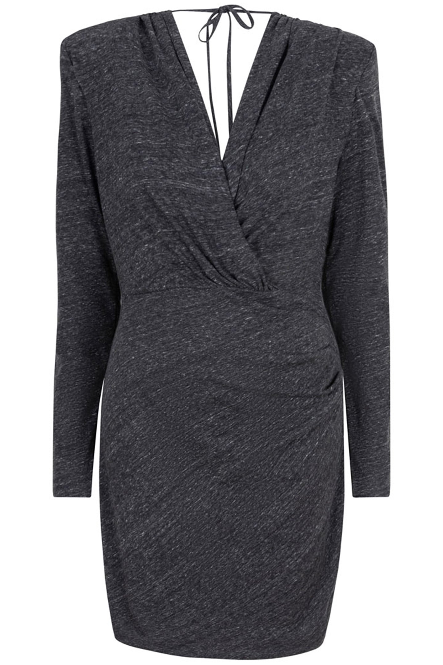 FAEZA CROSSOVER MINI DRESS GRAPHITE 3