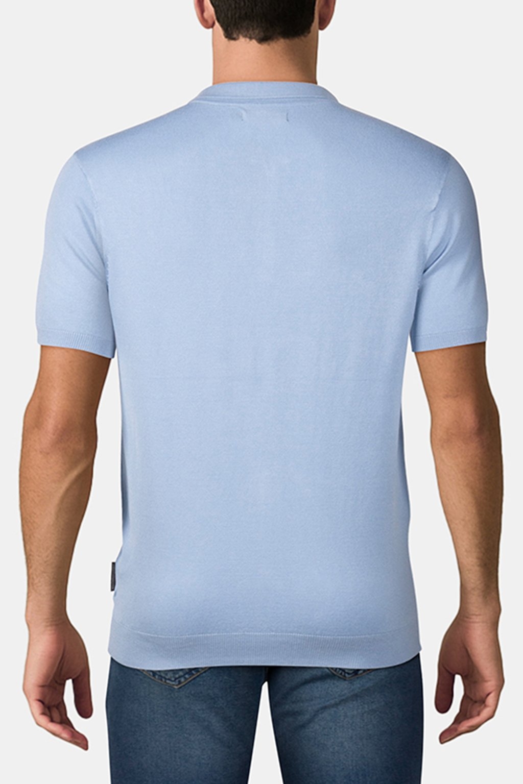 POLO ZIP S/S FORMAL 2 SKY 2