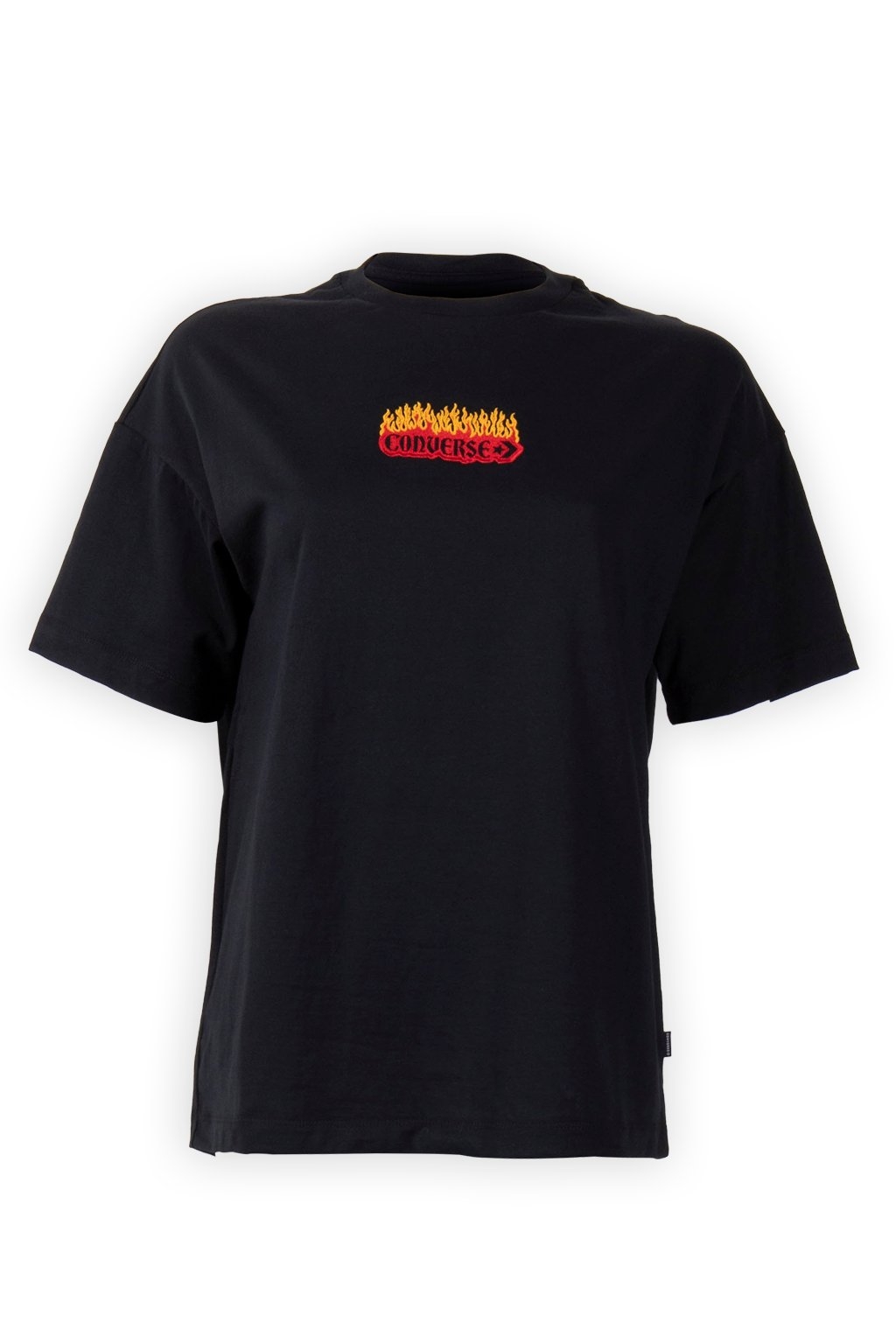 FLAMING LOGO OVERSIZED T-SHIRT CONVERSE BLACK 3
