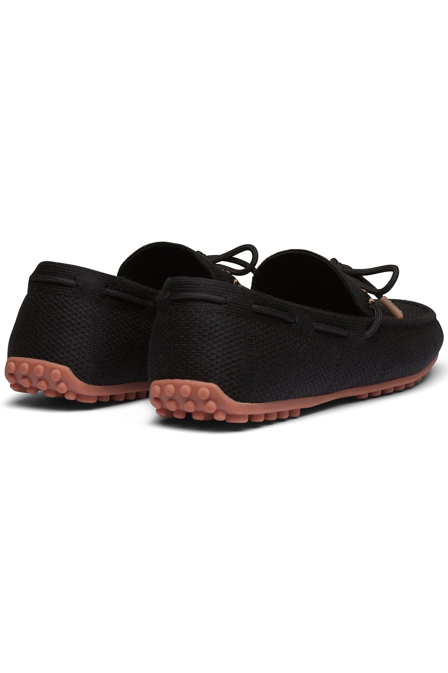 BRAIDED LACE KNIT DRIVER BLACK 4