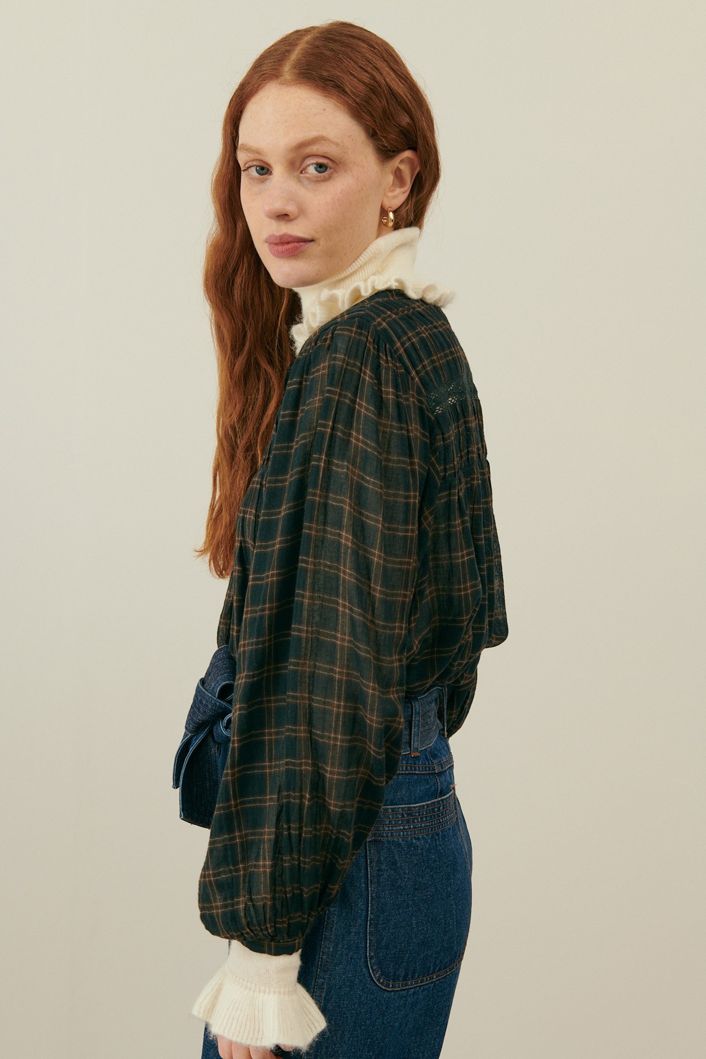 SHIRT JALLY CHARCOAL CHECKS 5