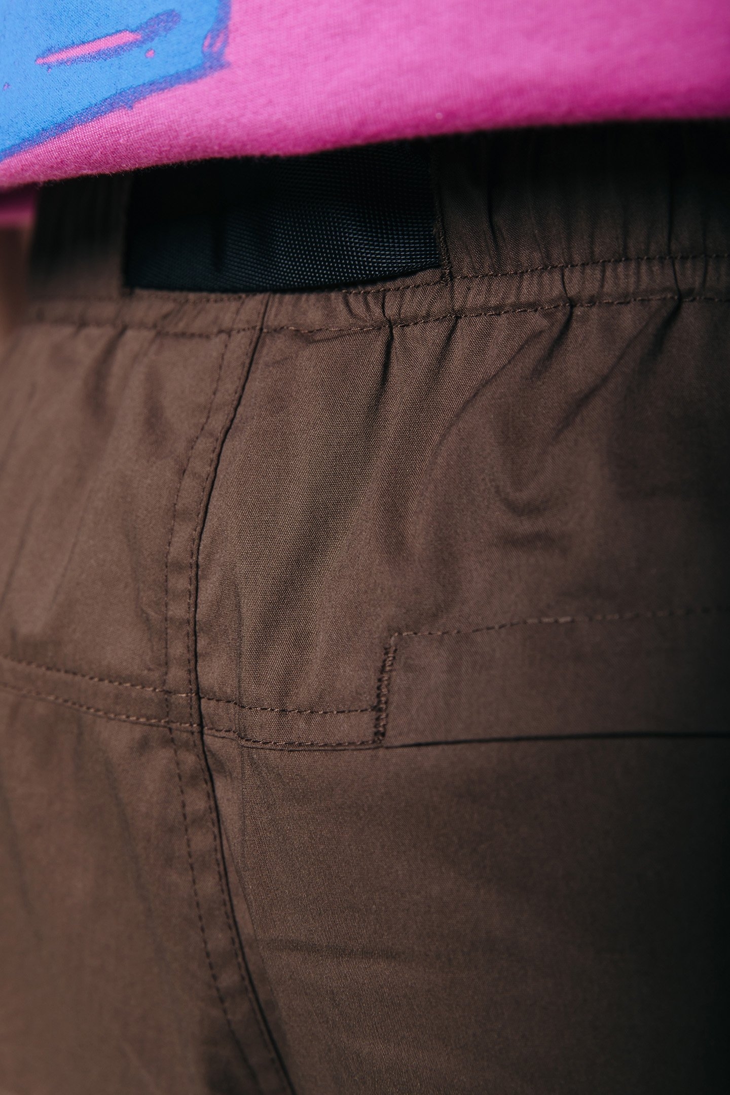 JAY BUCKLE SHORT DARK BROWN 3