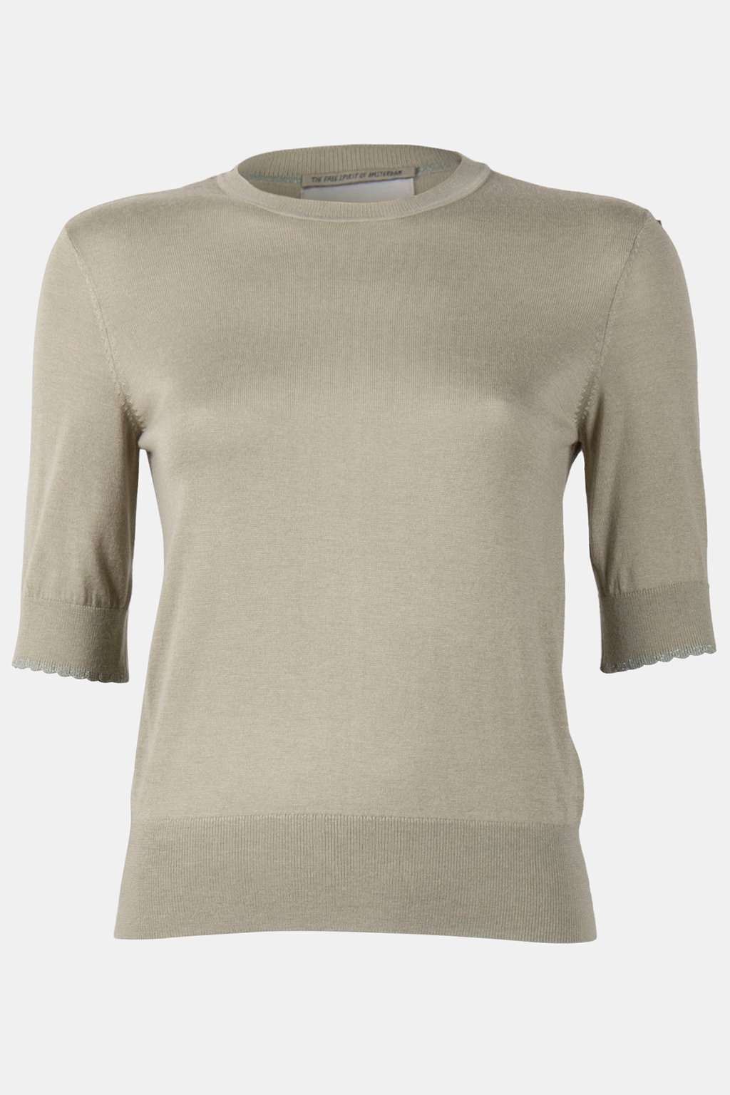 CREW NECK SHORT SLEEVED PULLOVER WASHED SAGE 3