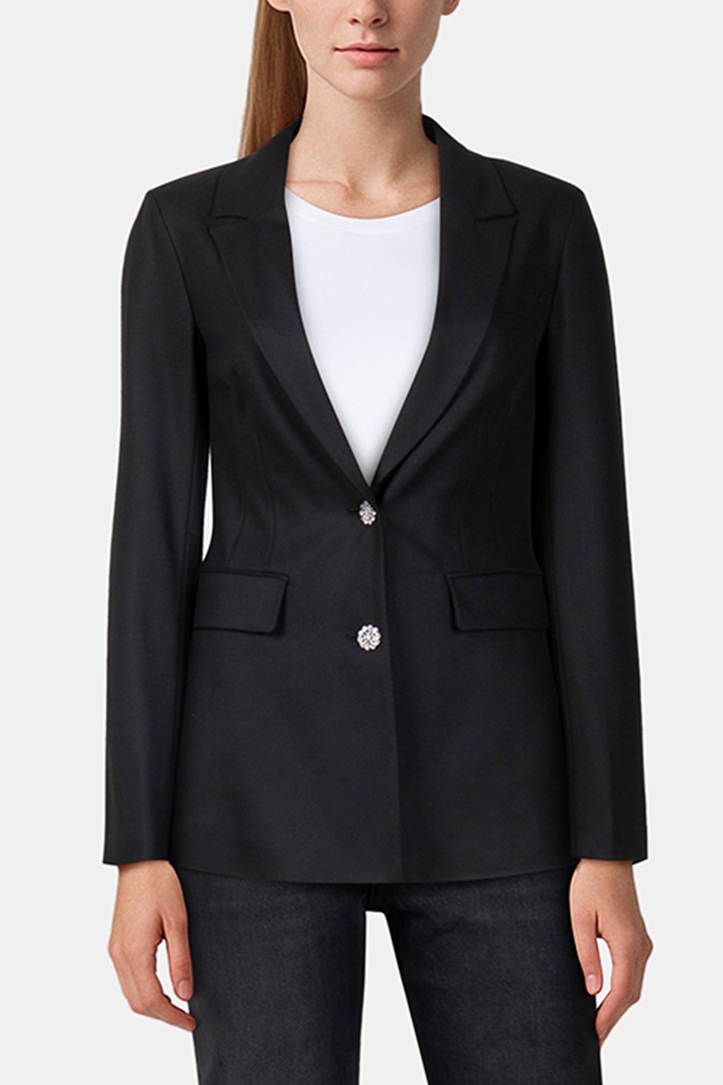 DORIS SINGLE BREAST JET BLACK A996 1