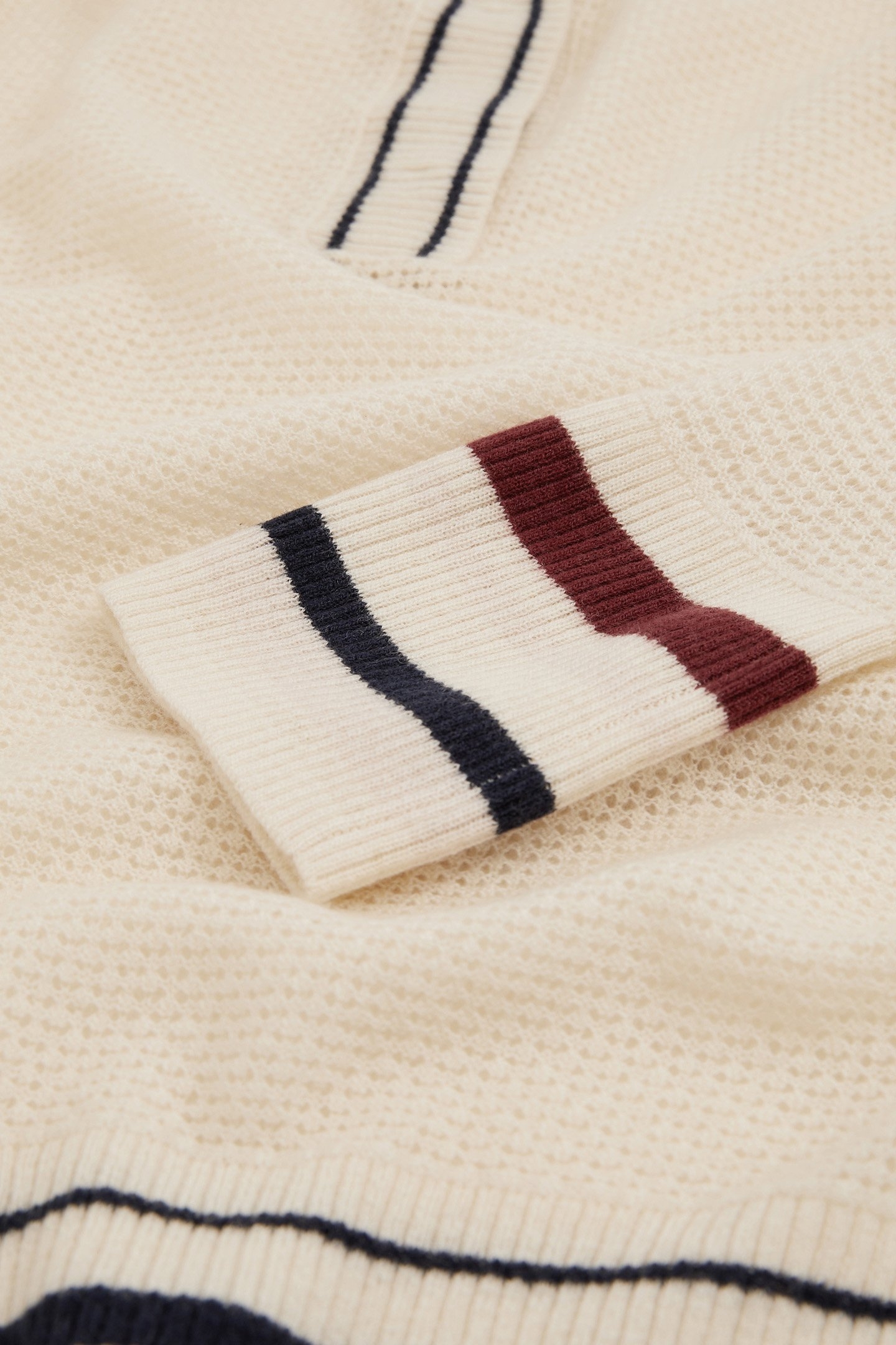 CECE TIPPED POLO NEUTRAL 7