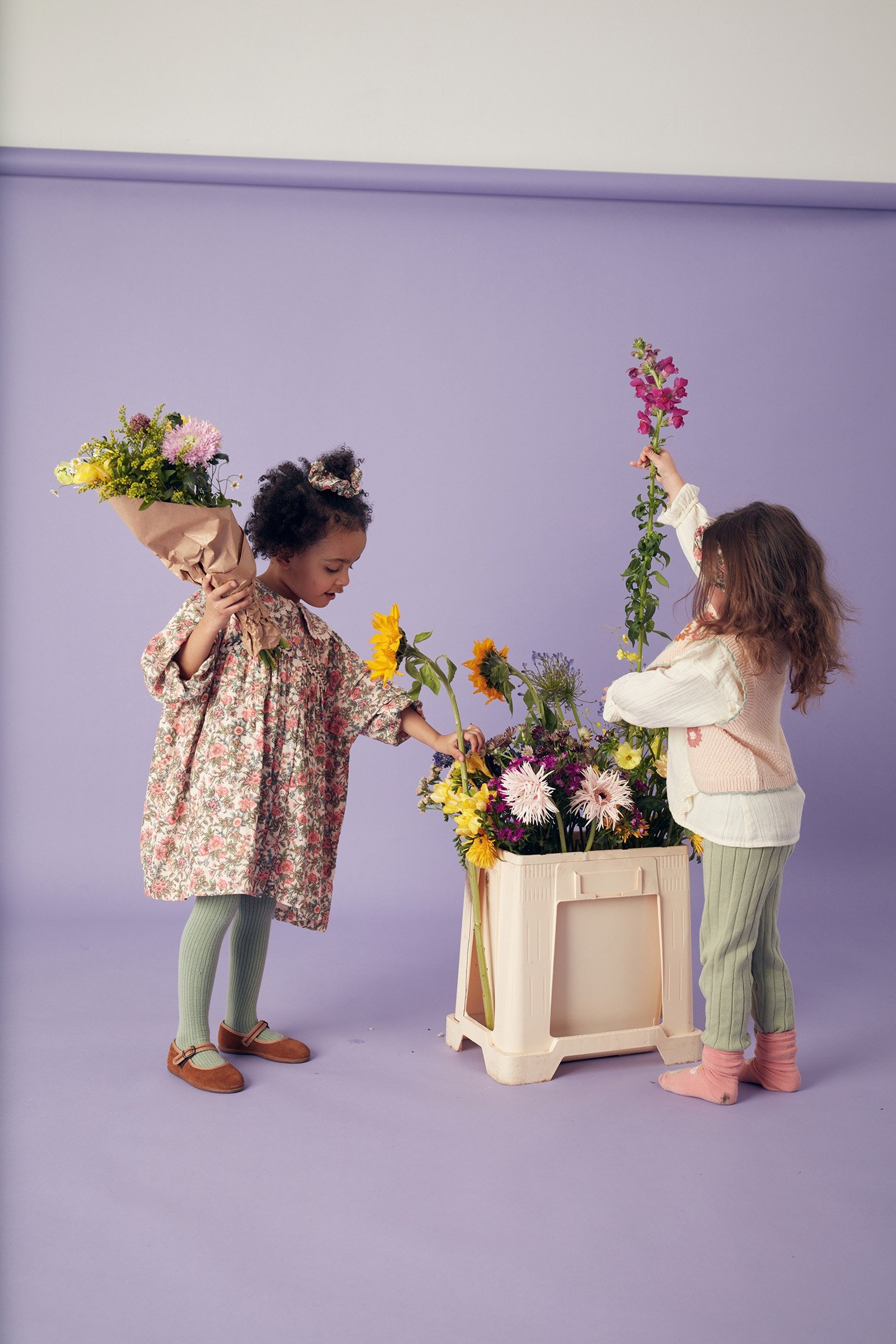 DRESS MARLOTTA IVORY ENCH FIELDS 5