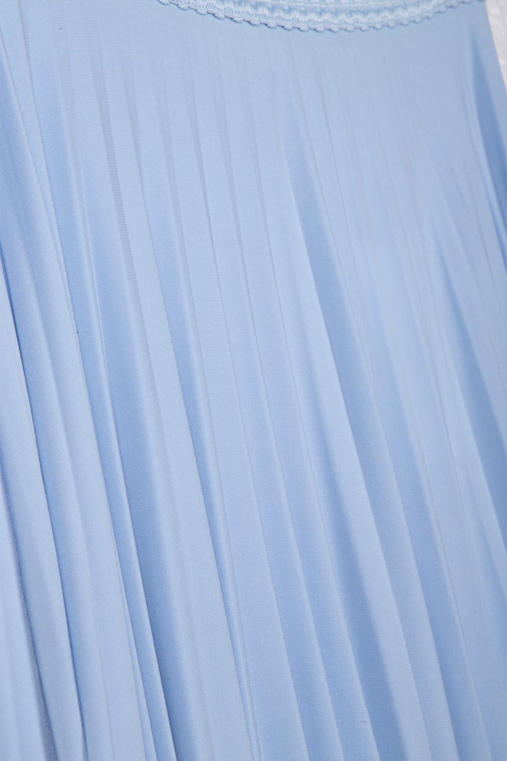 MIDI PLISSEE SKIRT RECYCLED COTTON BLUE 4