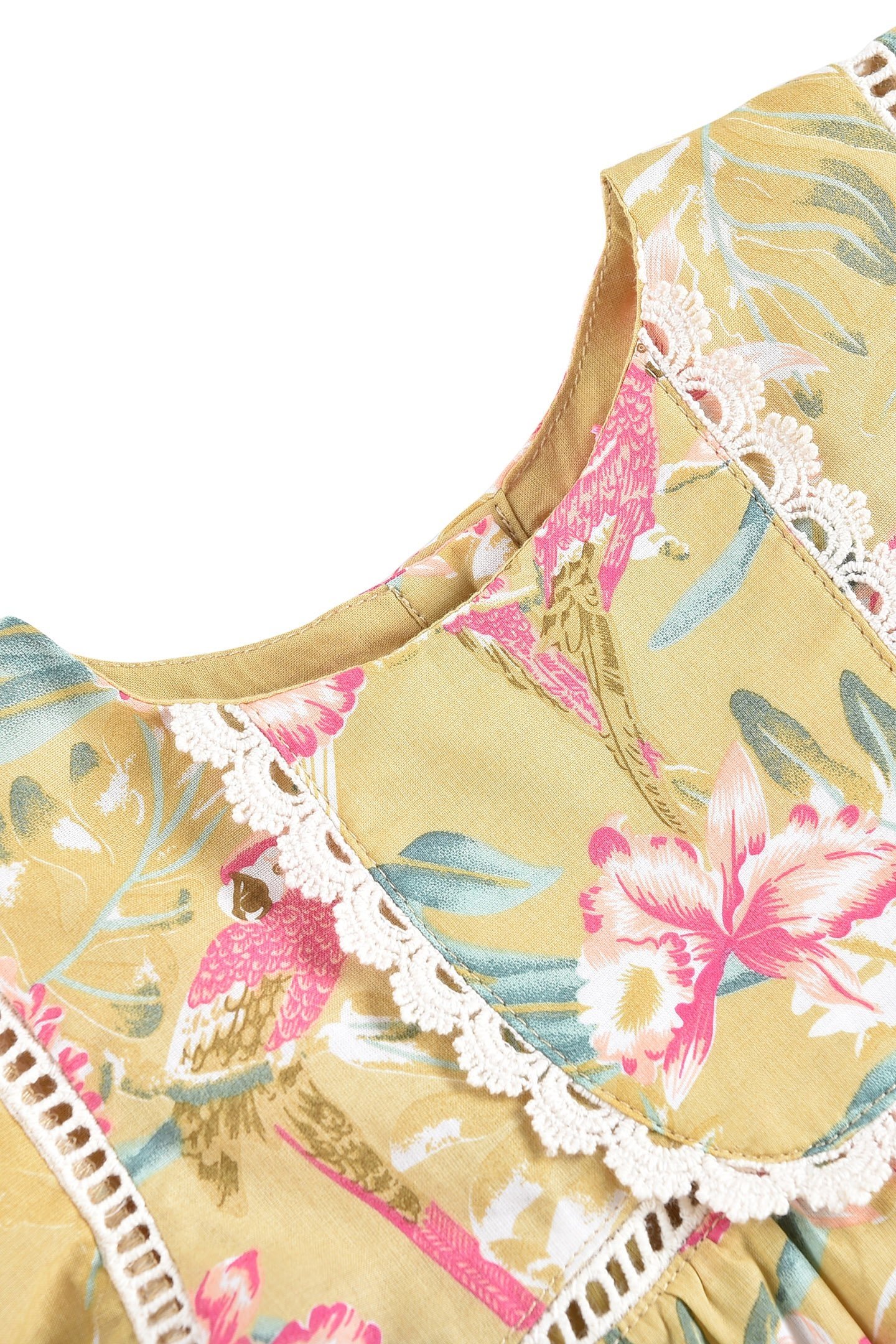 DRESS CHRISTINA SOFT HONEY PARROTS 5