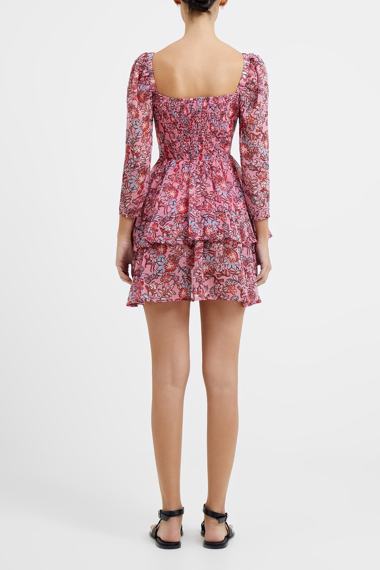 FOTINI RECY HALLIE 3/4 SLV DRS SEA PINK 3