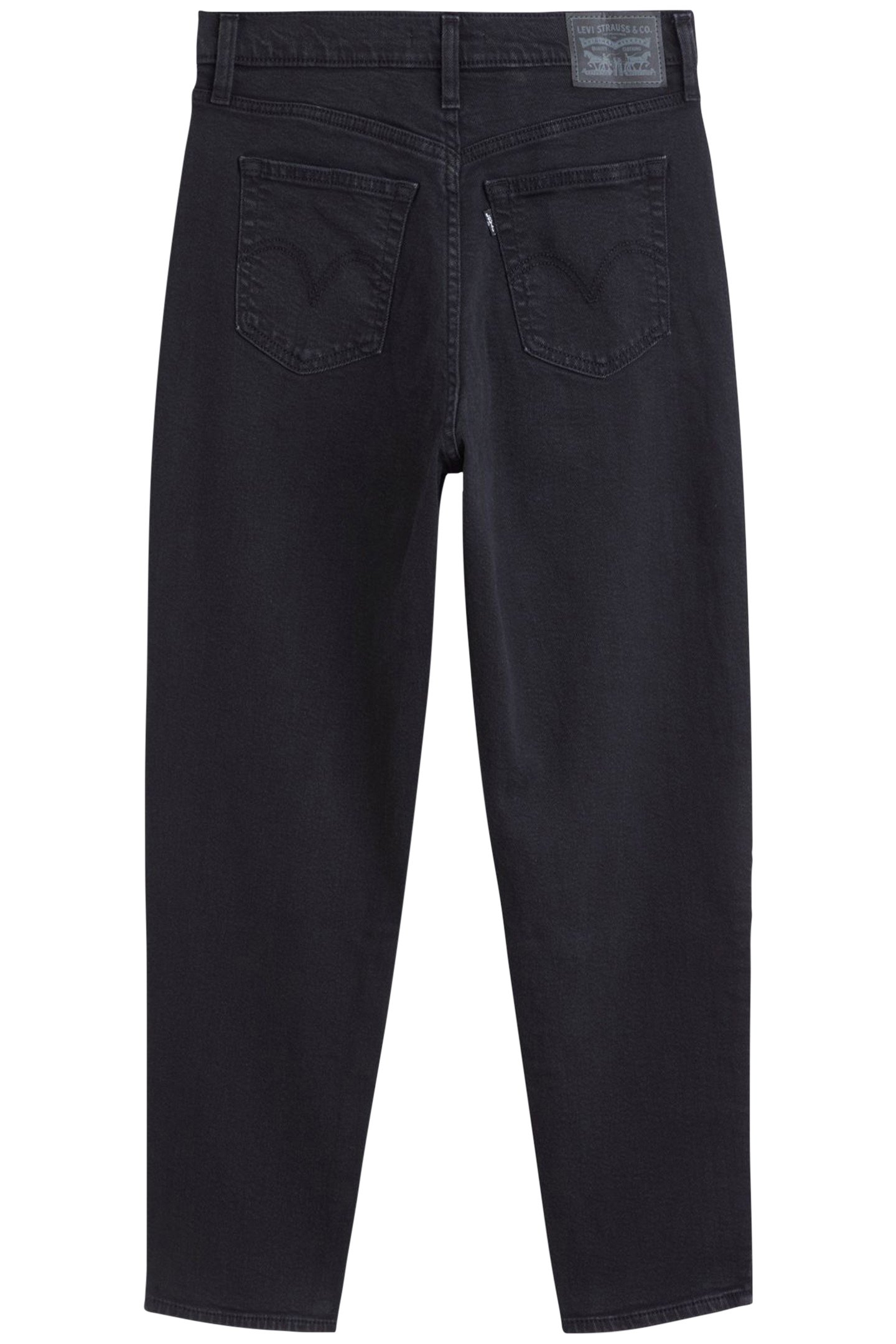 HIGH WAISTED MOM JEAN FLASH BLACK 5